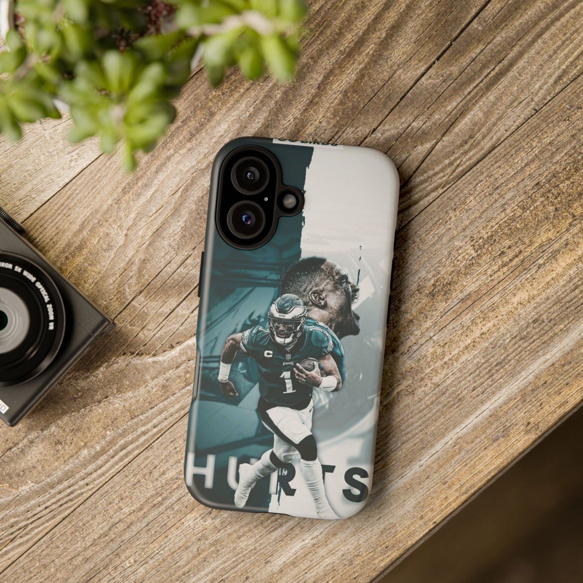 Jalen Hurts Eagles Football Tough Cases for iPhones, Samsung, and Pixel