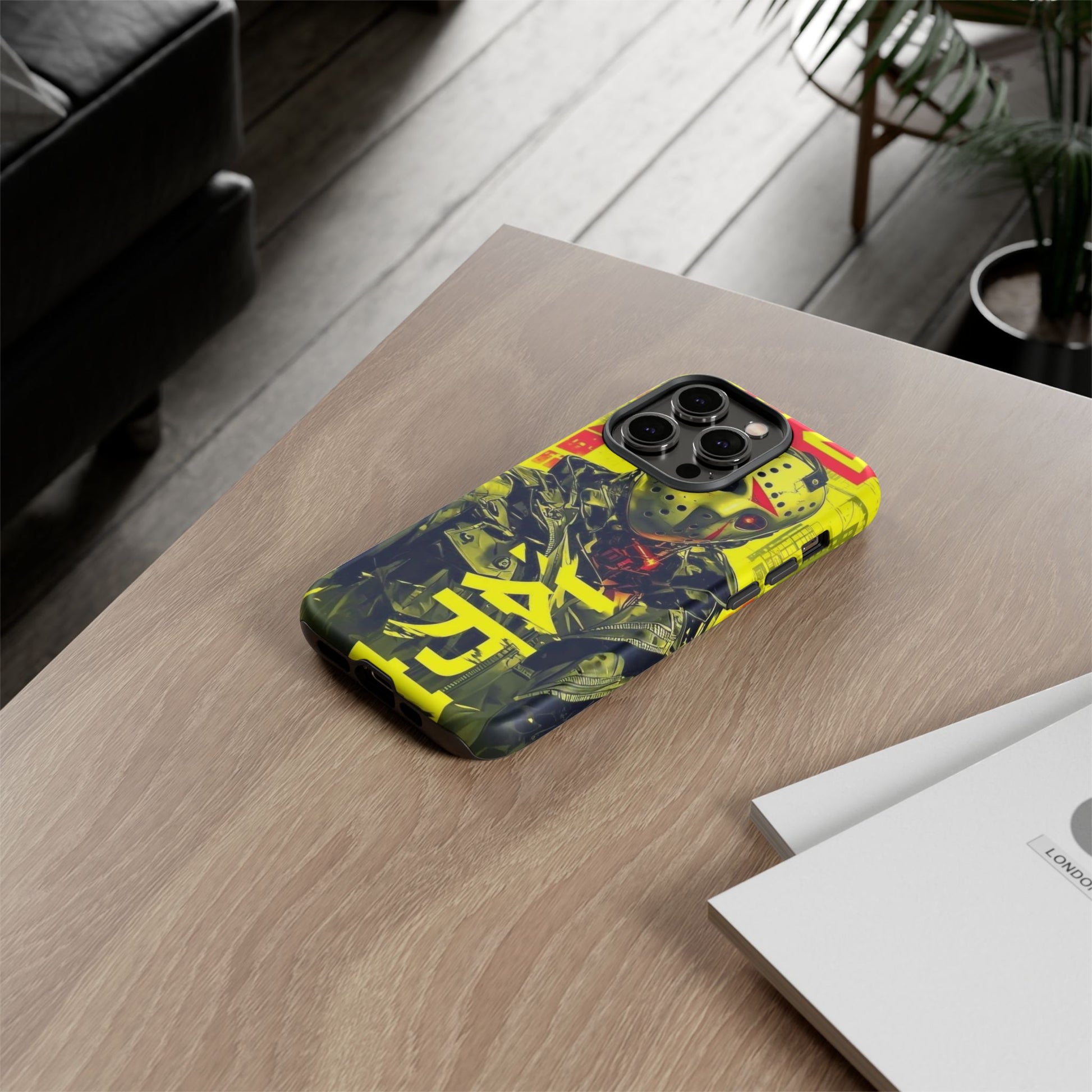 Cyberpunk X Jason Voorhees Tough Cases for iPhones, Samsung, and Pixel