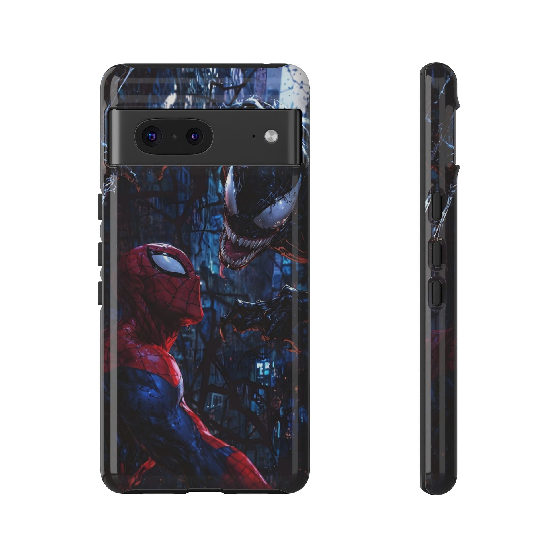 Venom x Spiderman Phone Case, Tough Cases for iPhones, Samsung, and Pixel