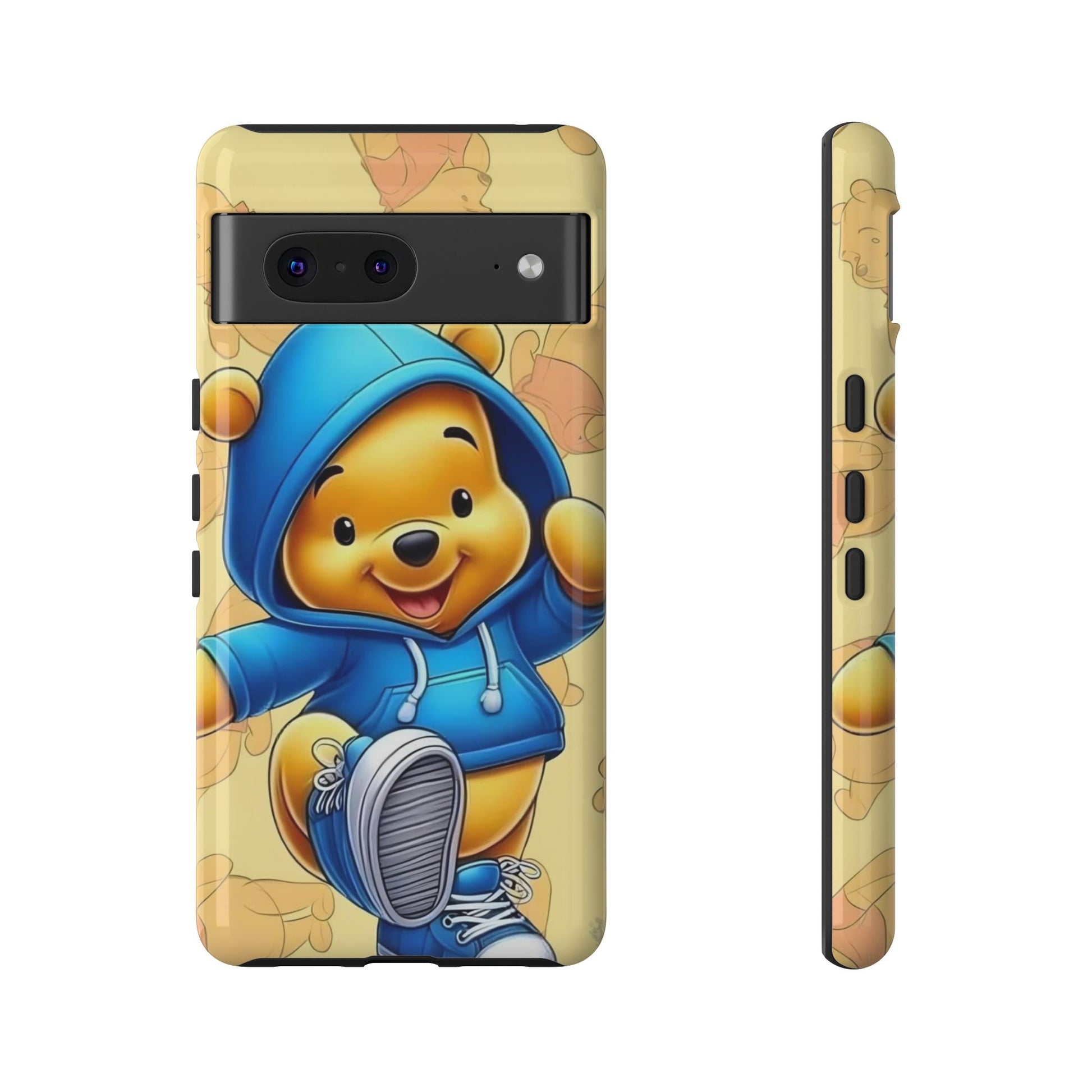 Cute Pooh Bear Phone Case, Tough Case