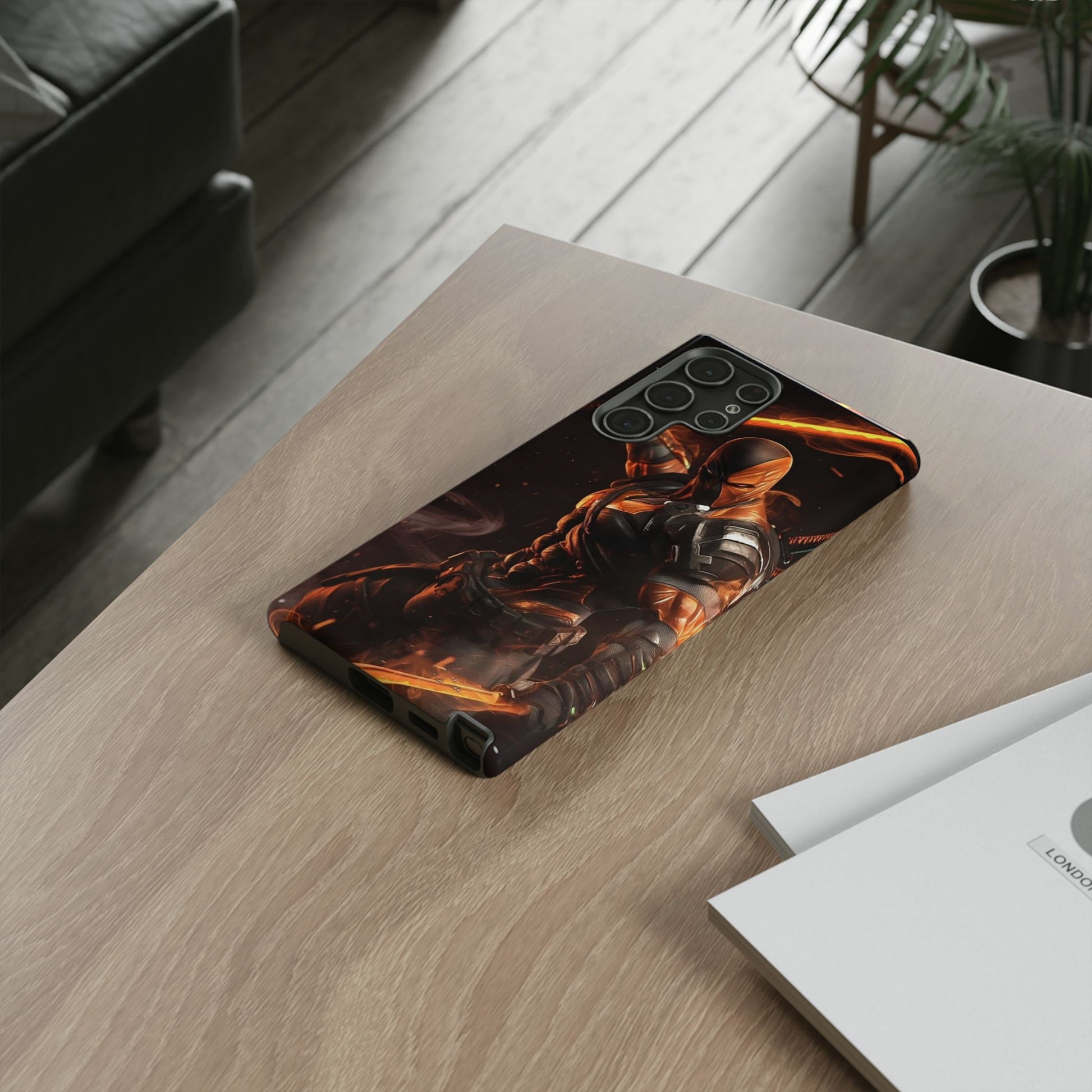 DC Comics Death Stroke Tough Cases for iPhones, Samsung, and Pixel