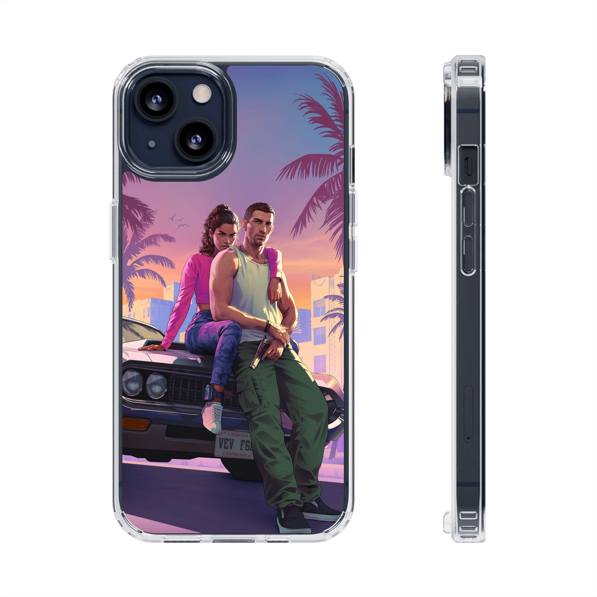 Grand Theft Game inspired Protective Iphone and Samsung case