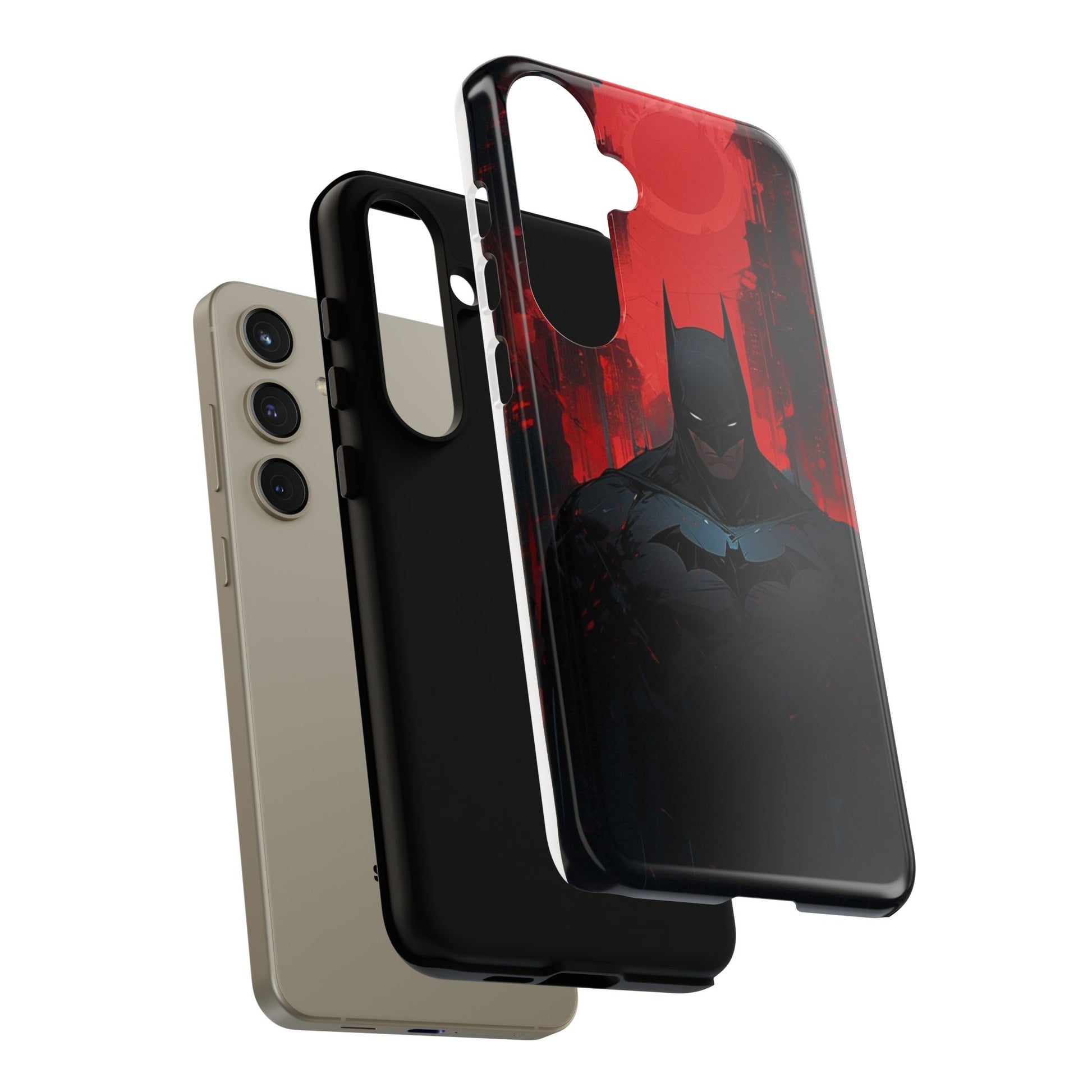 The Dark Knight Batman Tough Cases for iPhones, Samsung, and Pixel