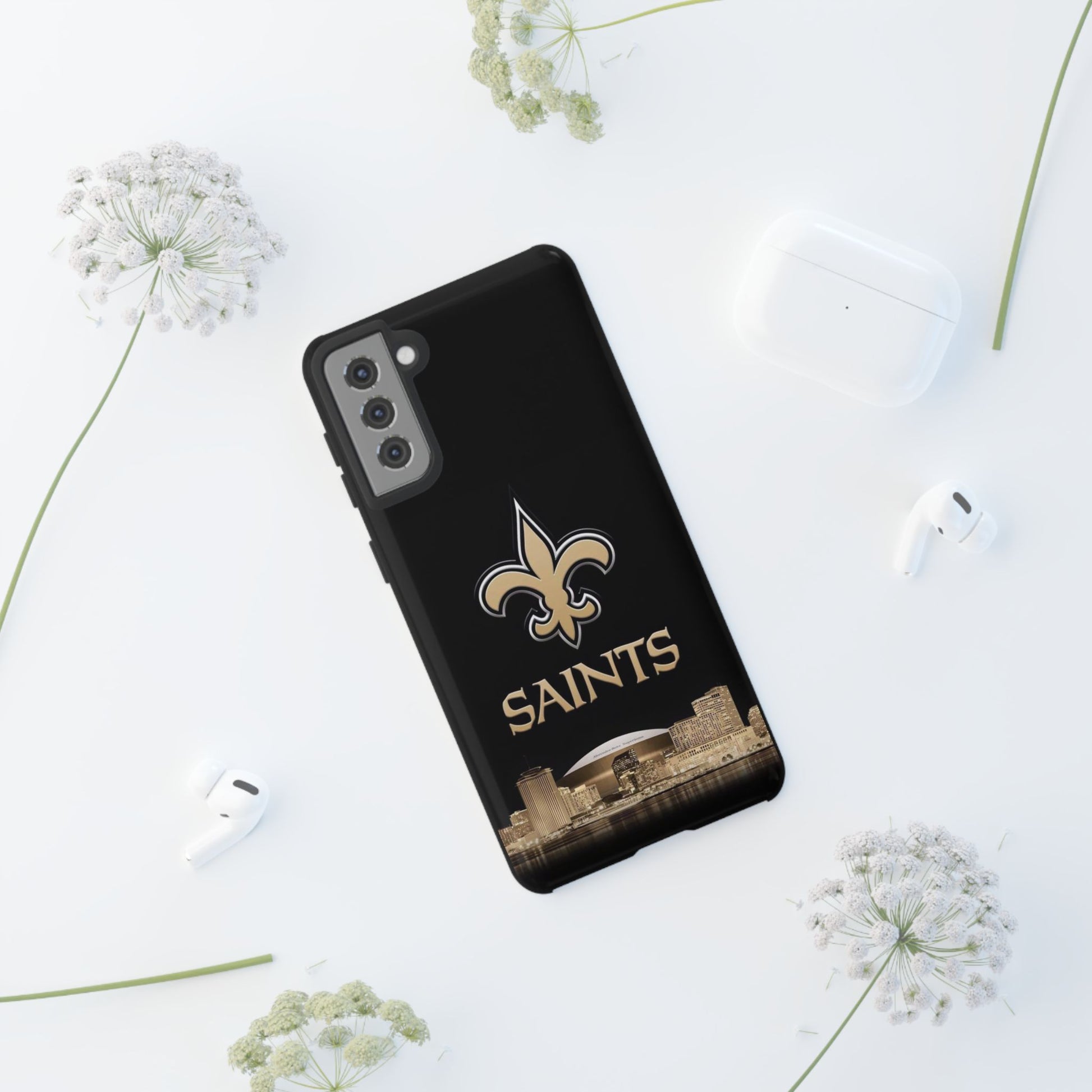 Football New Orleans Saints Logo Tough Cases for iPhones, Samsung, and Pixel
