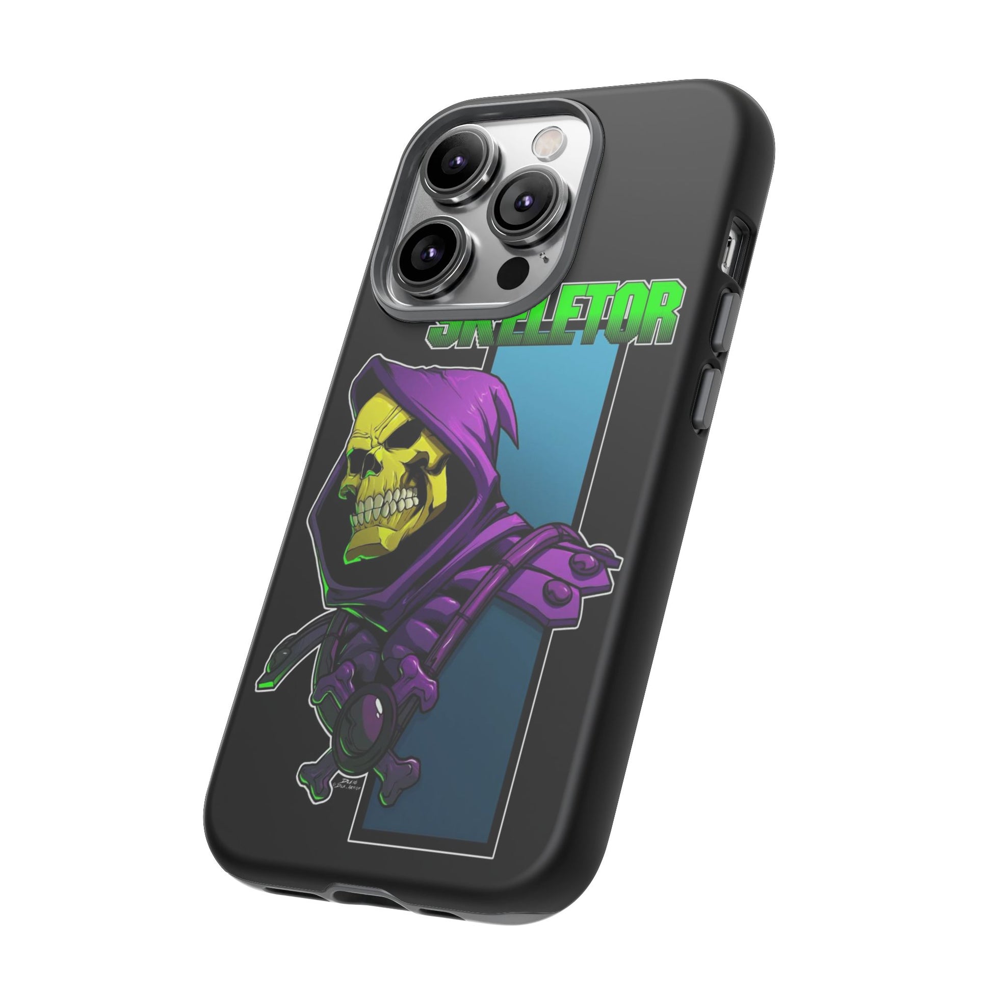 Skeletor Tough Cases for iPhones, Samsung, and Pixel