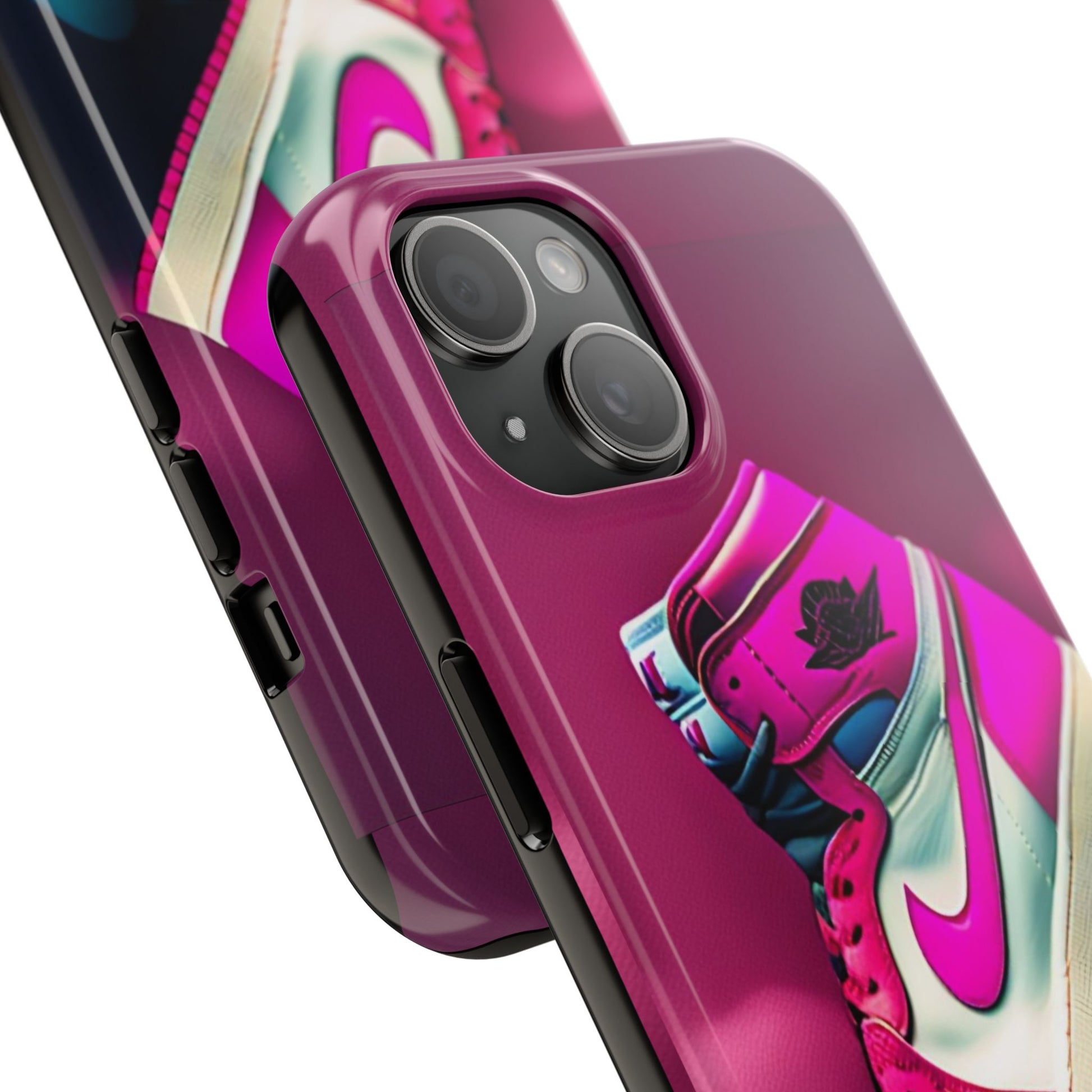 Pink Jordan Sneakers Phone Cases for iPhones & Samsung Phones