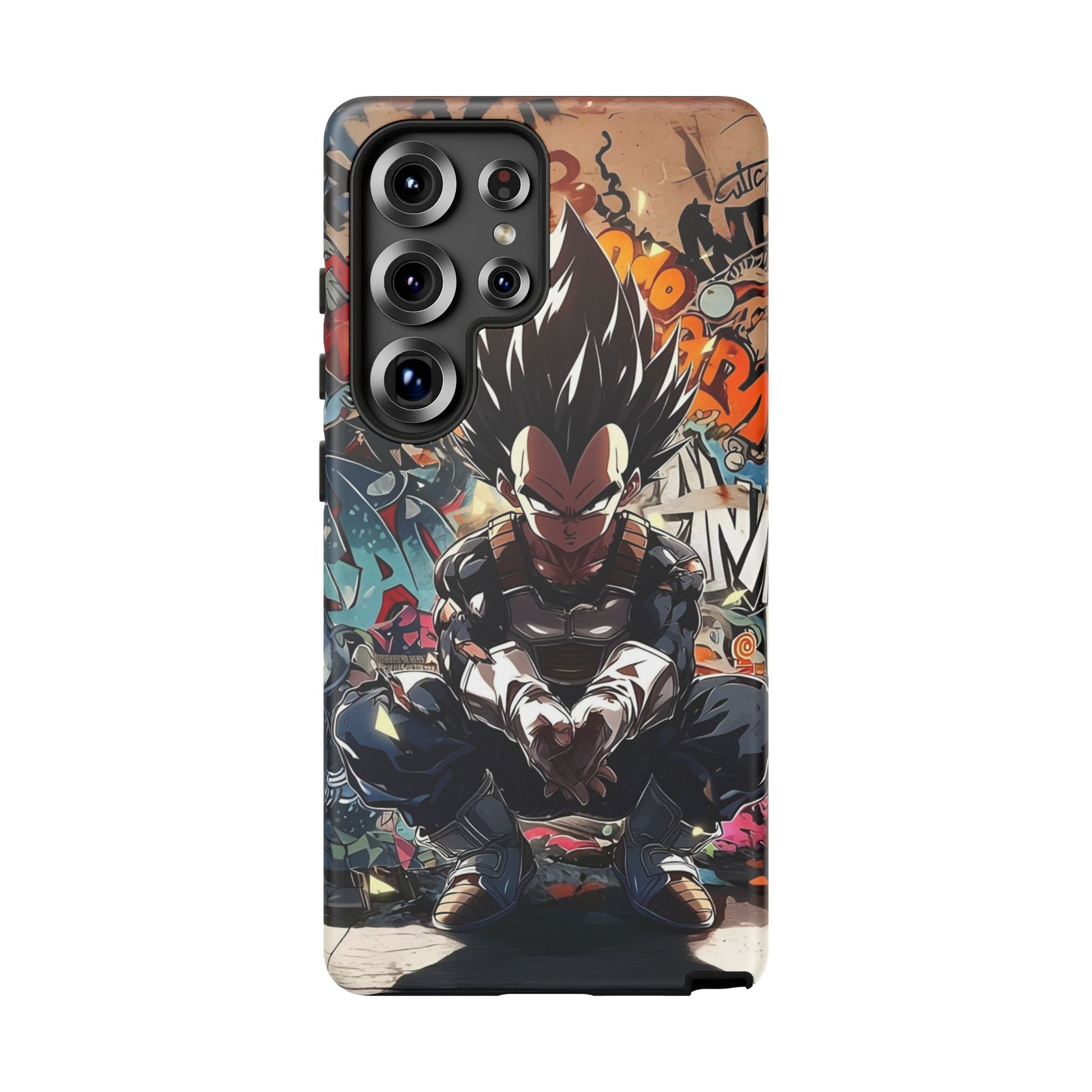 Anime Vegeta Dragon ball Z Tough Cases for iPhones, Samsung, and Pixel