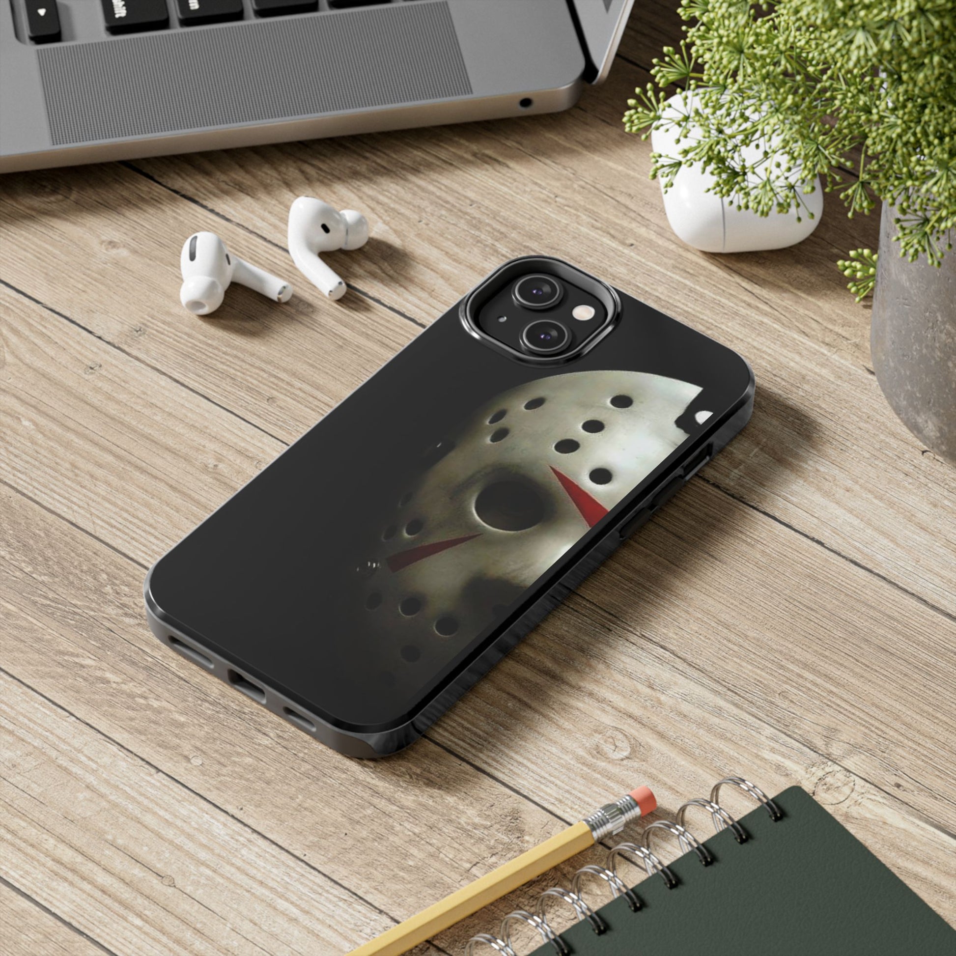 Friday the 13th Jason Mask Theme Phone Cases for iPhones & Samsung Phones