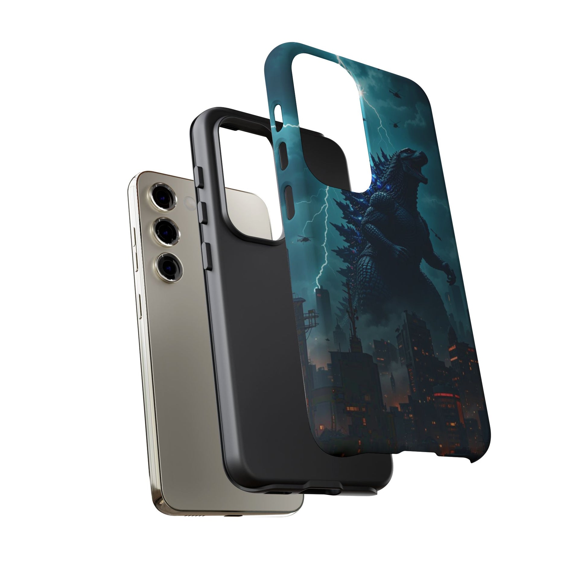 Godzilla Phone Case, Tough Cases for iPhones, Samsung, and Pixel