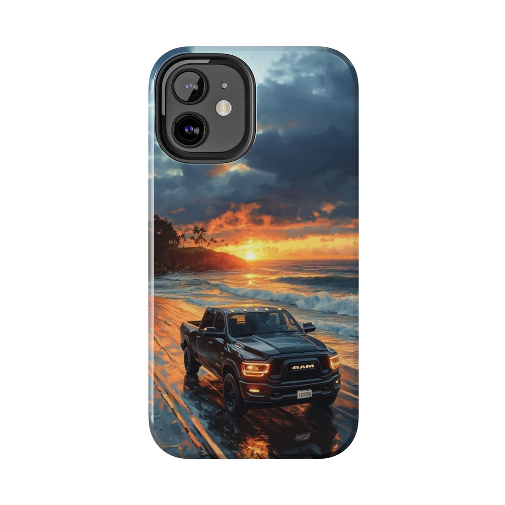 Dodge Ram Beach Phone Cases for Iphones & Samsung Phones Durable
