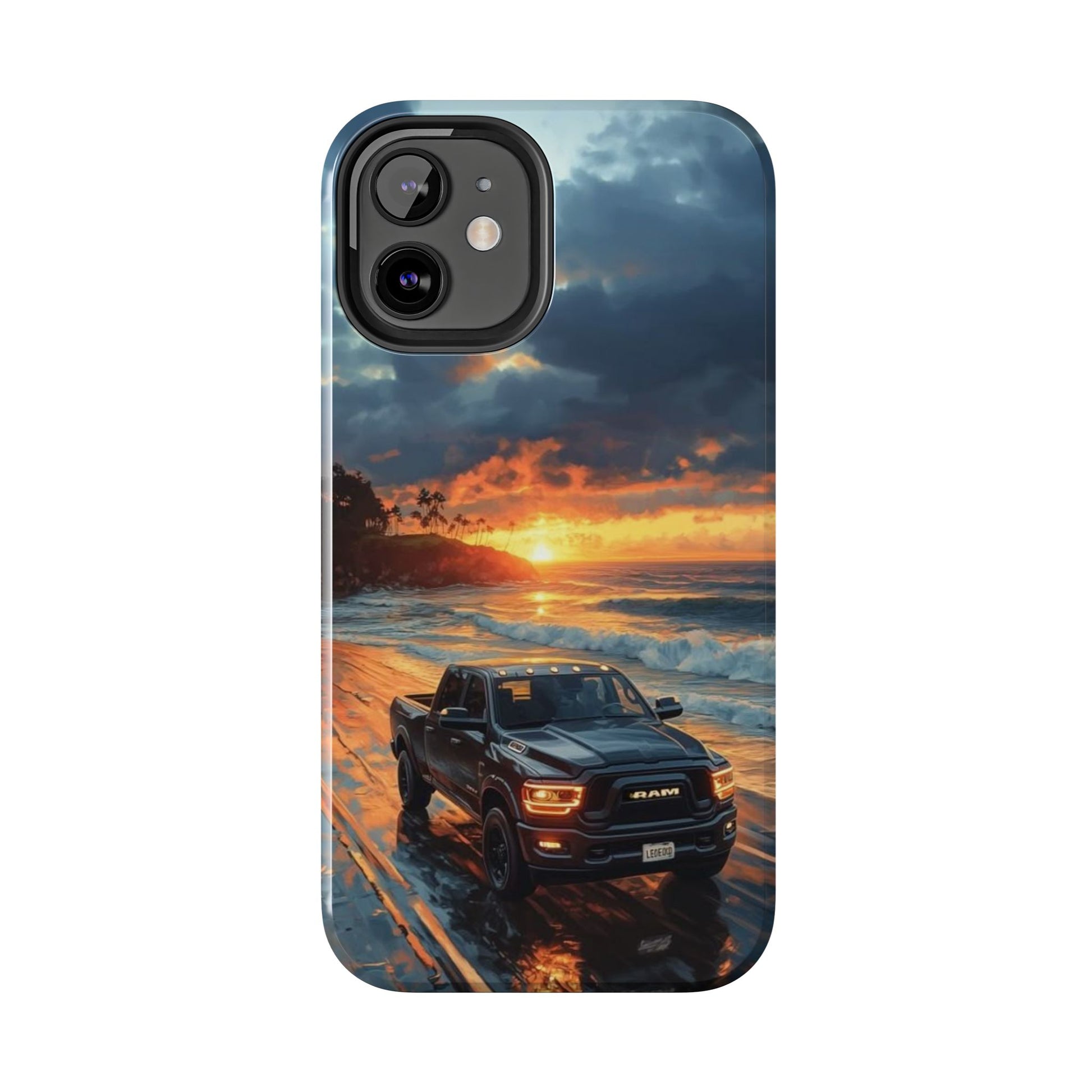 Dodge Ram Beach Phone Cases for Iphones & Samsung Phones Durable