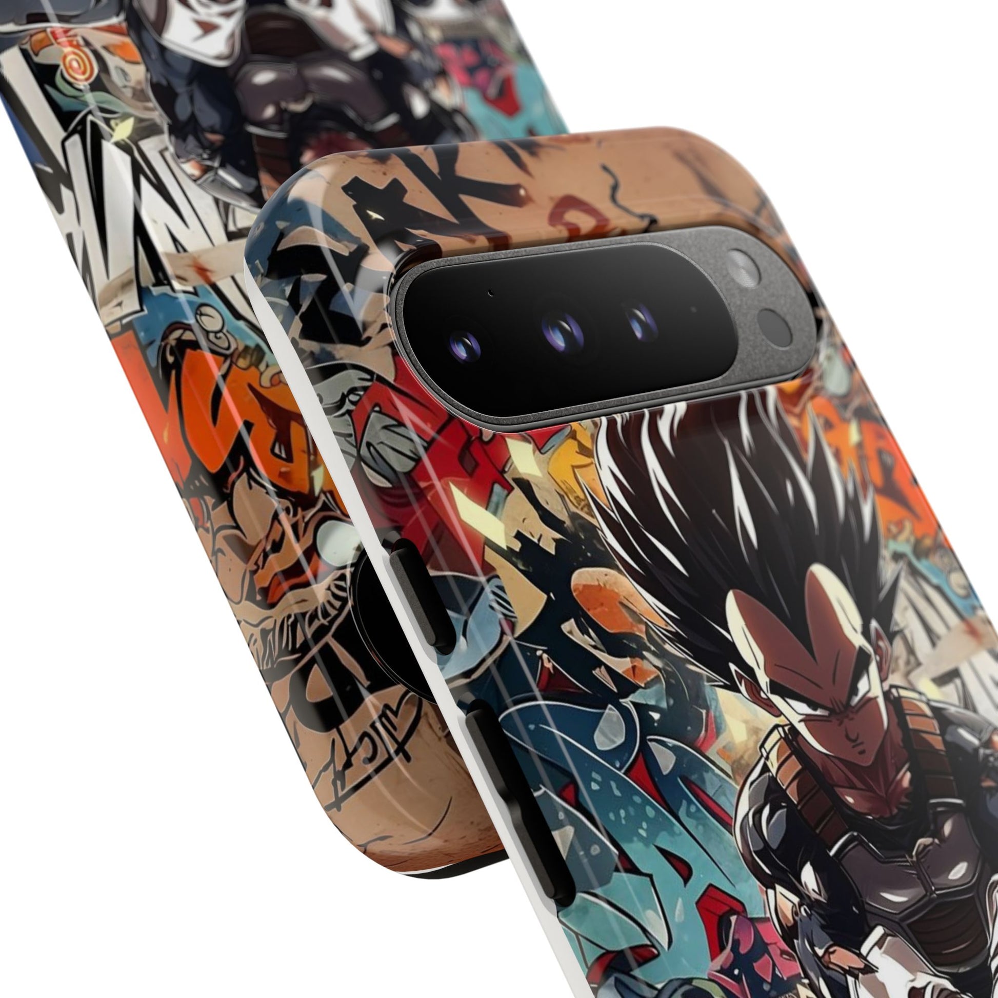 Anime Vegeta Dragon ball Z Tough Cases for iPhones, Samsung, and Pixel