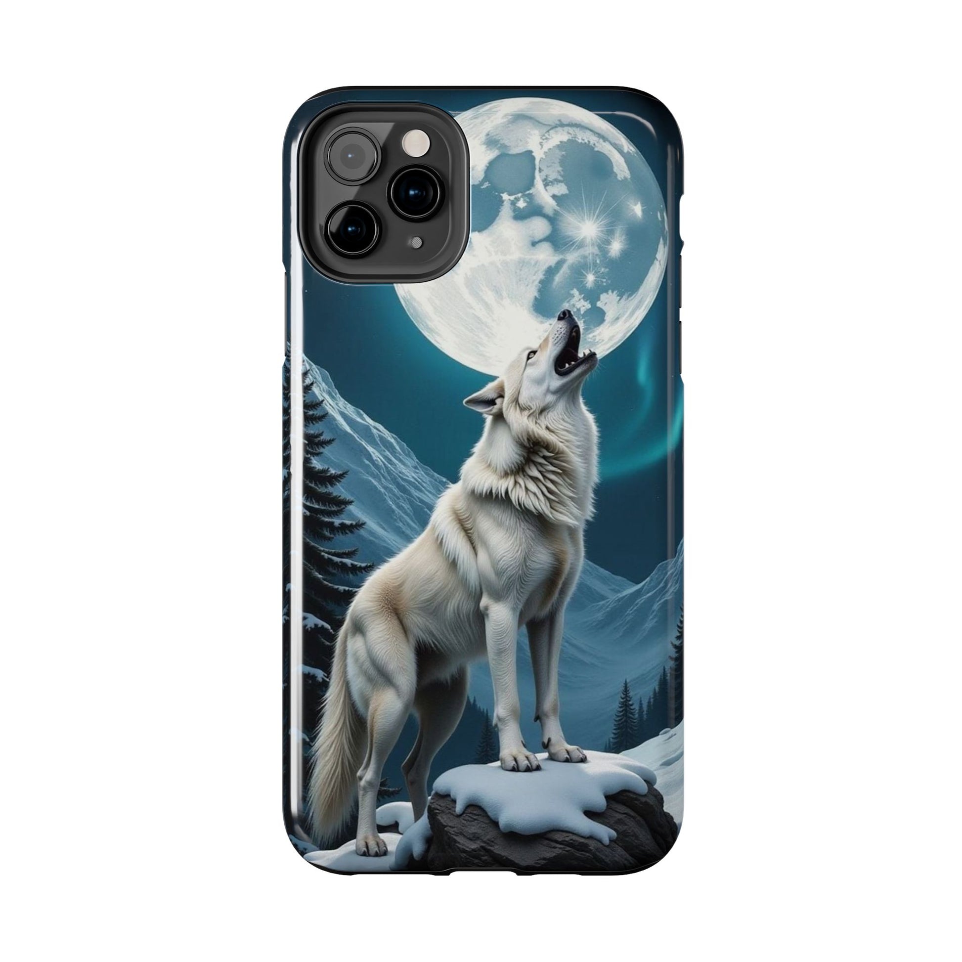 Howling Wolf Theme Phone Cases for iPhones & Samsung Phones