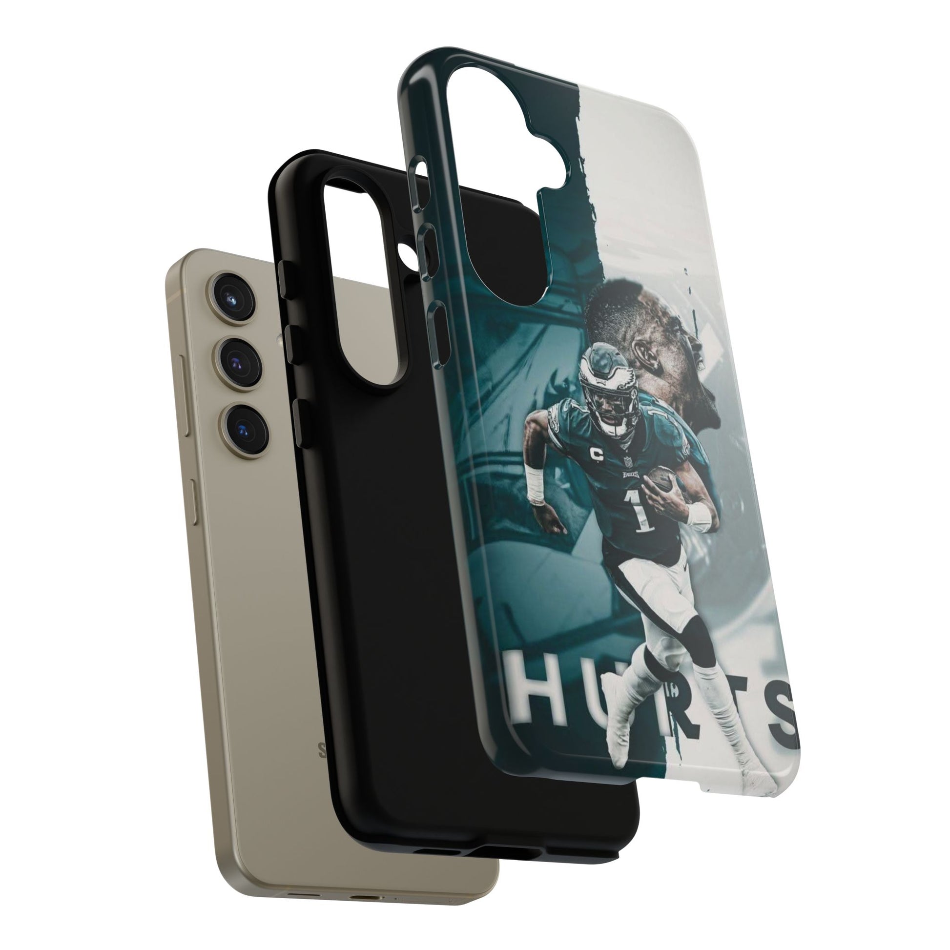 Jalen Hurts Eagles Football Tough Cases for iPhones, Samsung, and Pixel