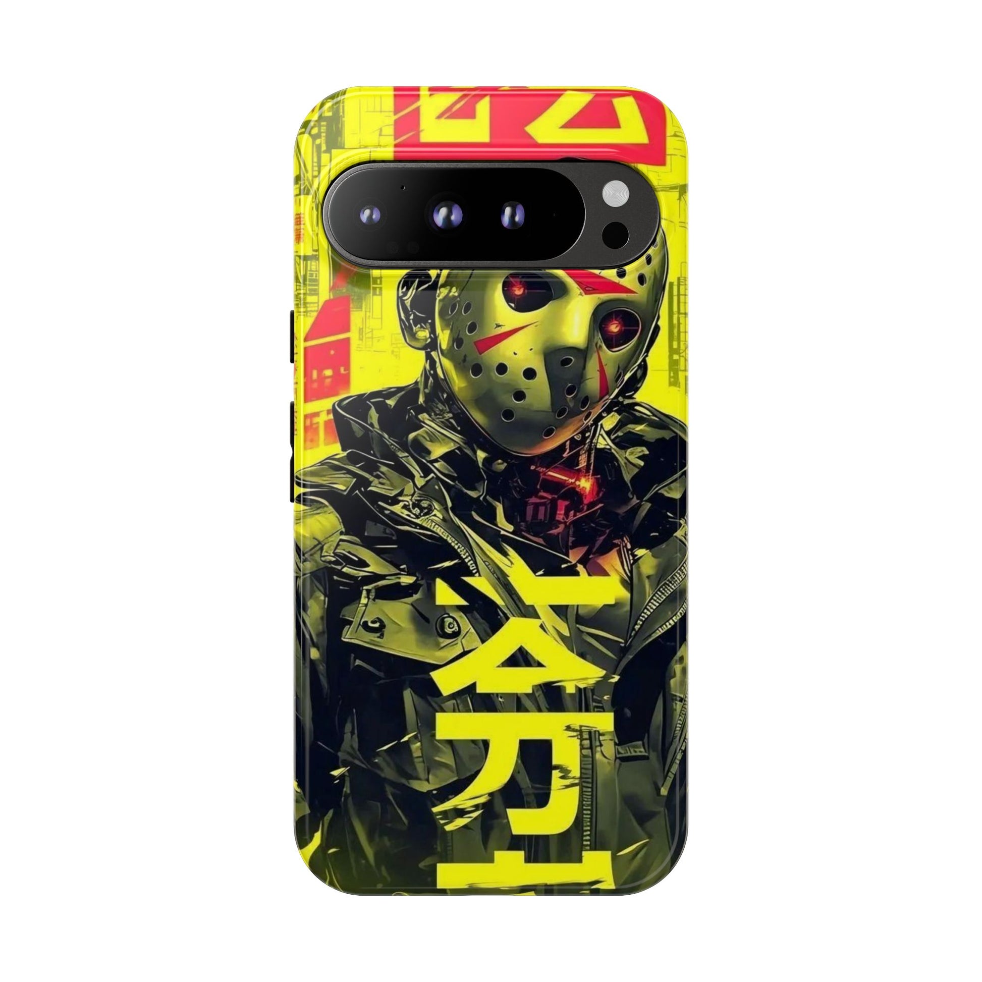 Cyberpunk X Jason Voorhees Tough Cases for iPhones, Samsung, and Pixel