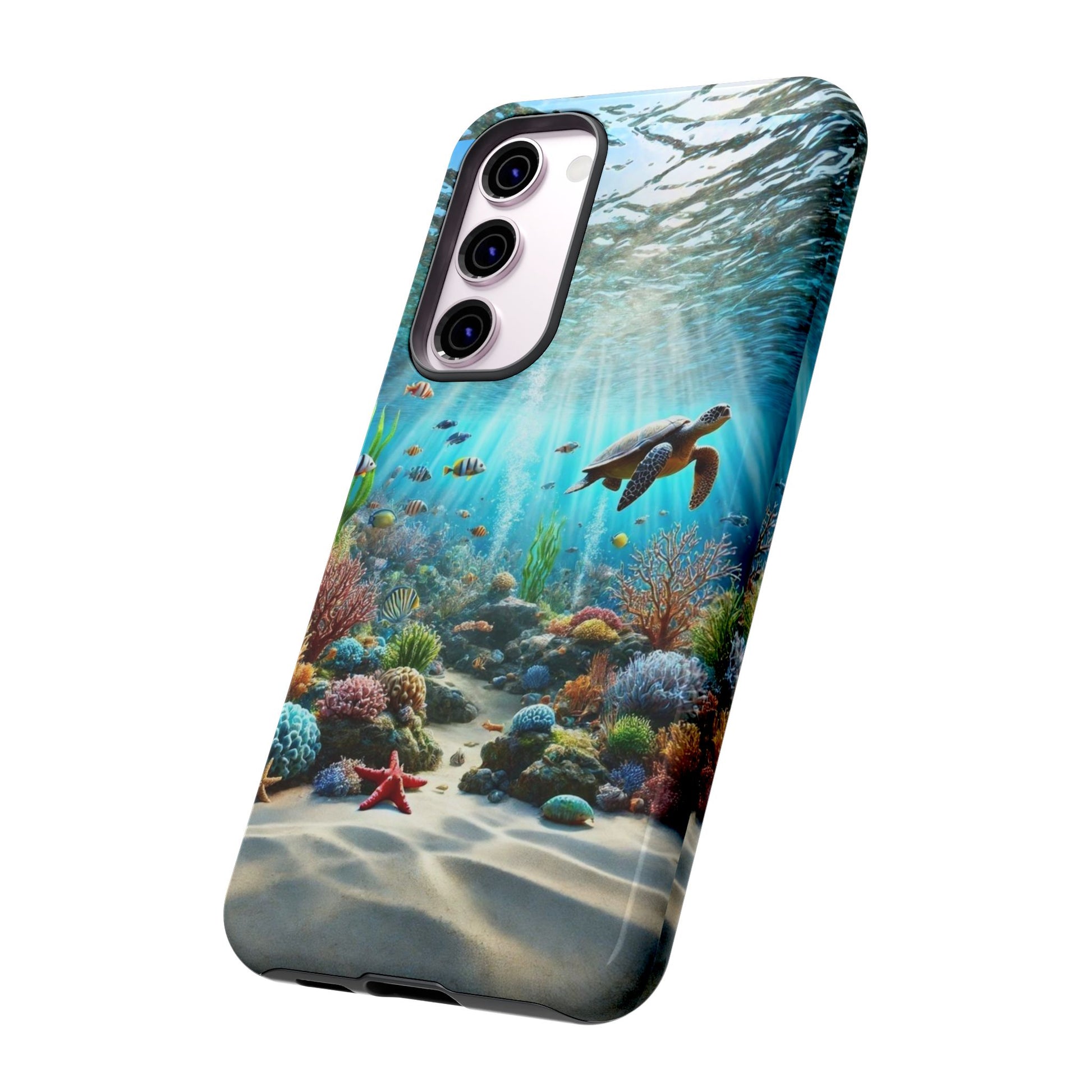 Under Sea Landscape Tough Cases for iPhones, Samsung, and Pixel