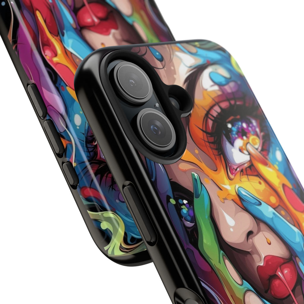 Sexy Girl Paint Drip Theme Phone Cases for Iphones & Samsung Phones