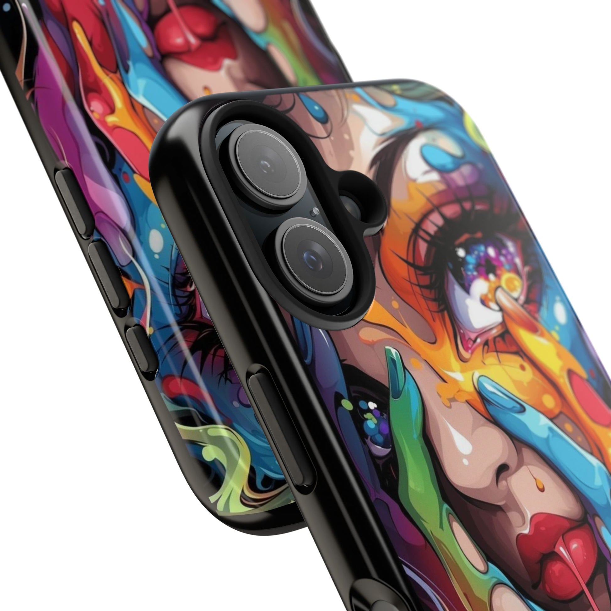 Sexy Girl Paint Drip Theme Phone Cases for Iphones & Samsung Phones