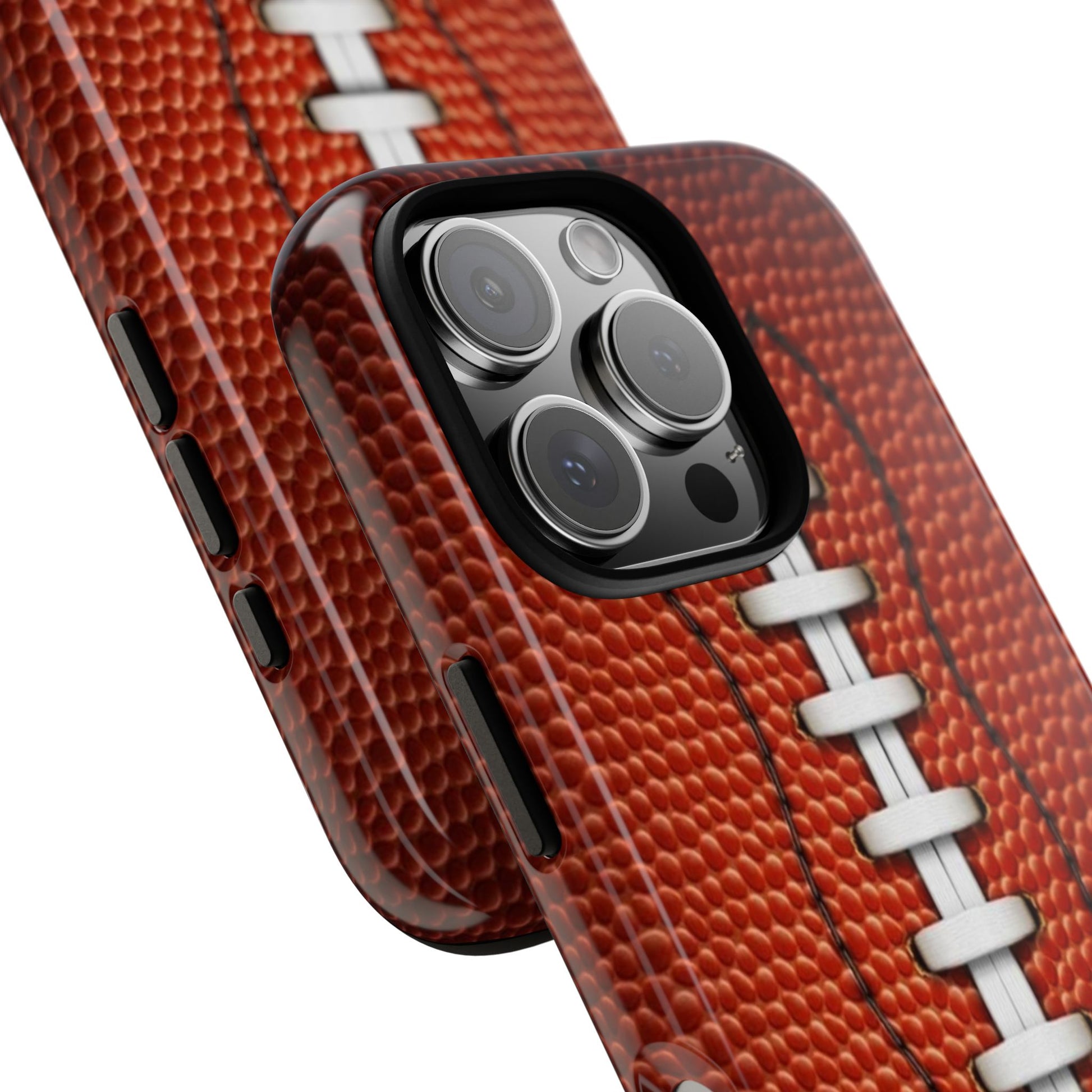 Football Pigskin Print Tough Cases for iPhones, Samsung, and Pixel