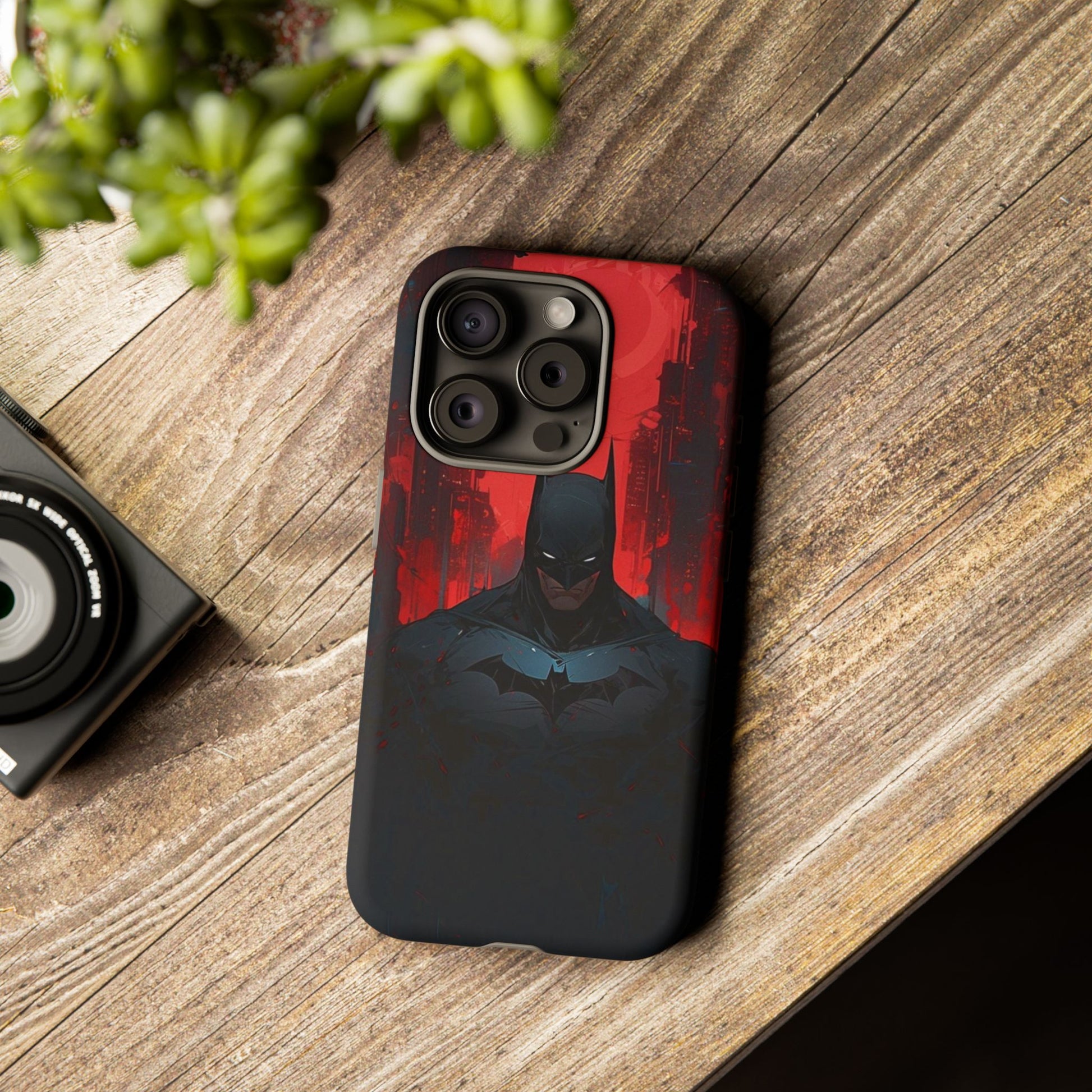 The Dark Knight Batman Tough Cases for iPhones, Samsung, and Pixel