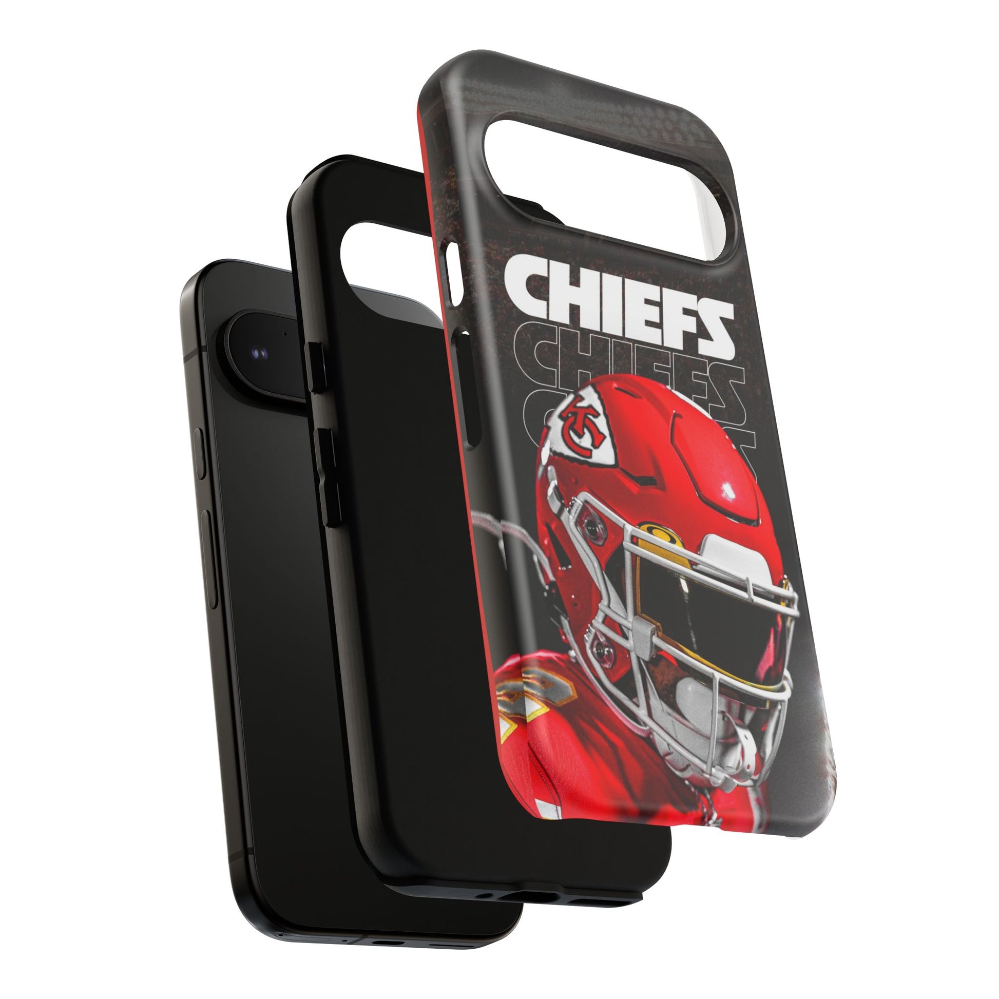 Kansas City Chiefs Football Helmet Logo Tough Cases for iPhones, Samsung, and Pixel