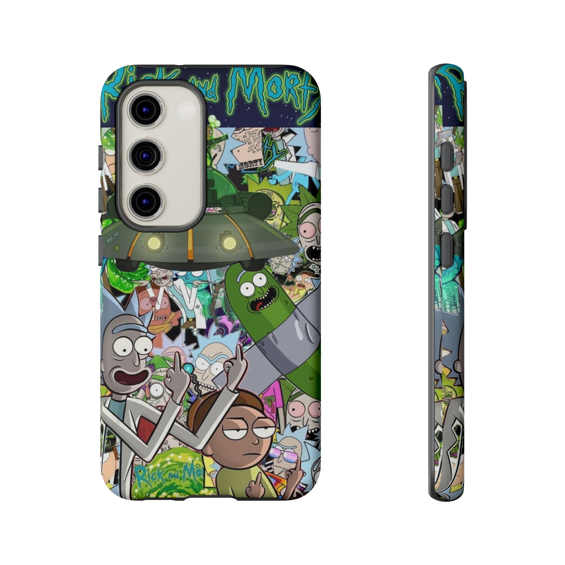 Rick and Morty Phone Case, Tough Cases for iPhones, Samsung, and Pixel