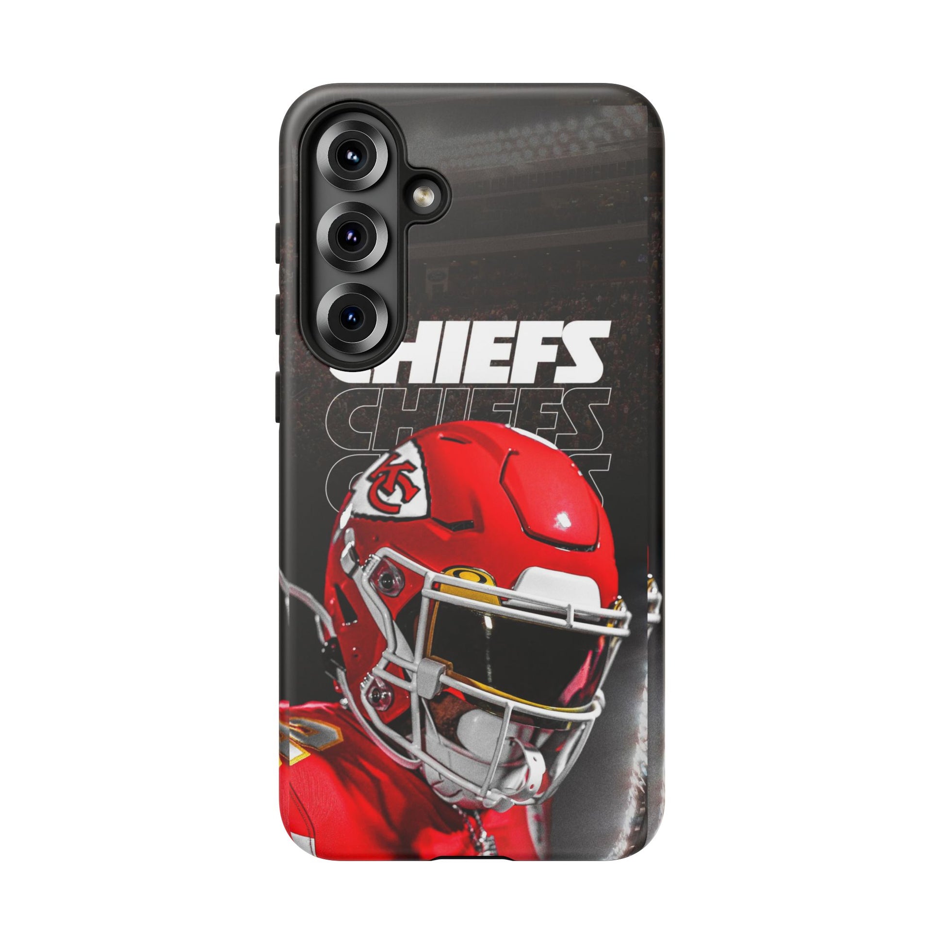Kansas City Chiefs Football Helmet Logo Tough Cases for iPhones, Samsung, and Pixel