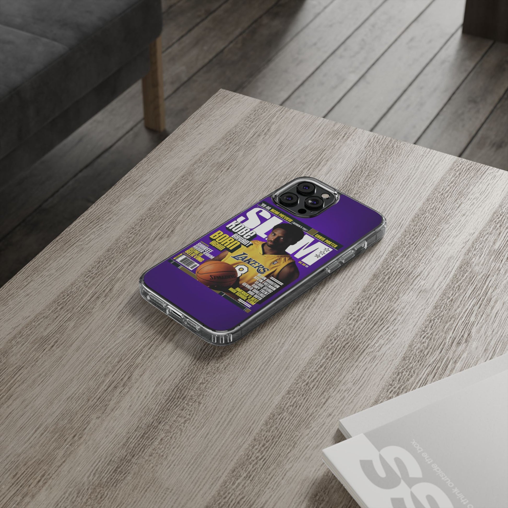 SLAM Cover Kobe Basketball Inspired design Clear Phone Cases