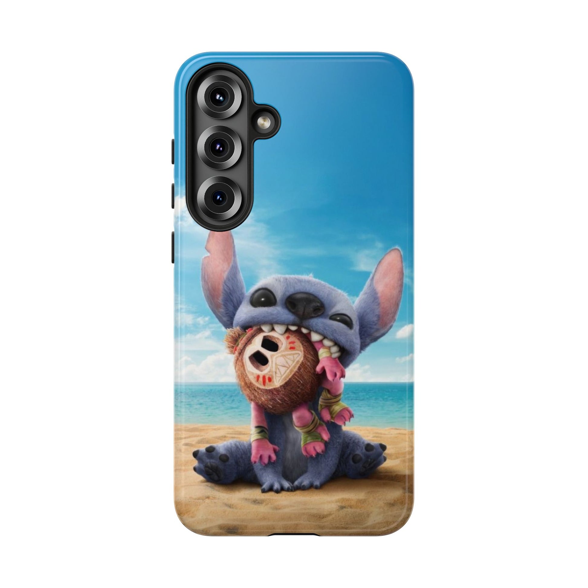 Stitch Beach Sunset Landscape Phone Case for iPhone, Samsung Galaxy, & Pixel Phones