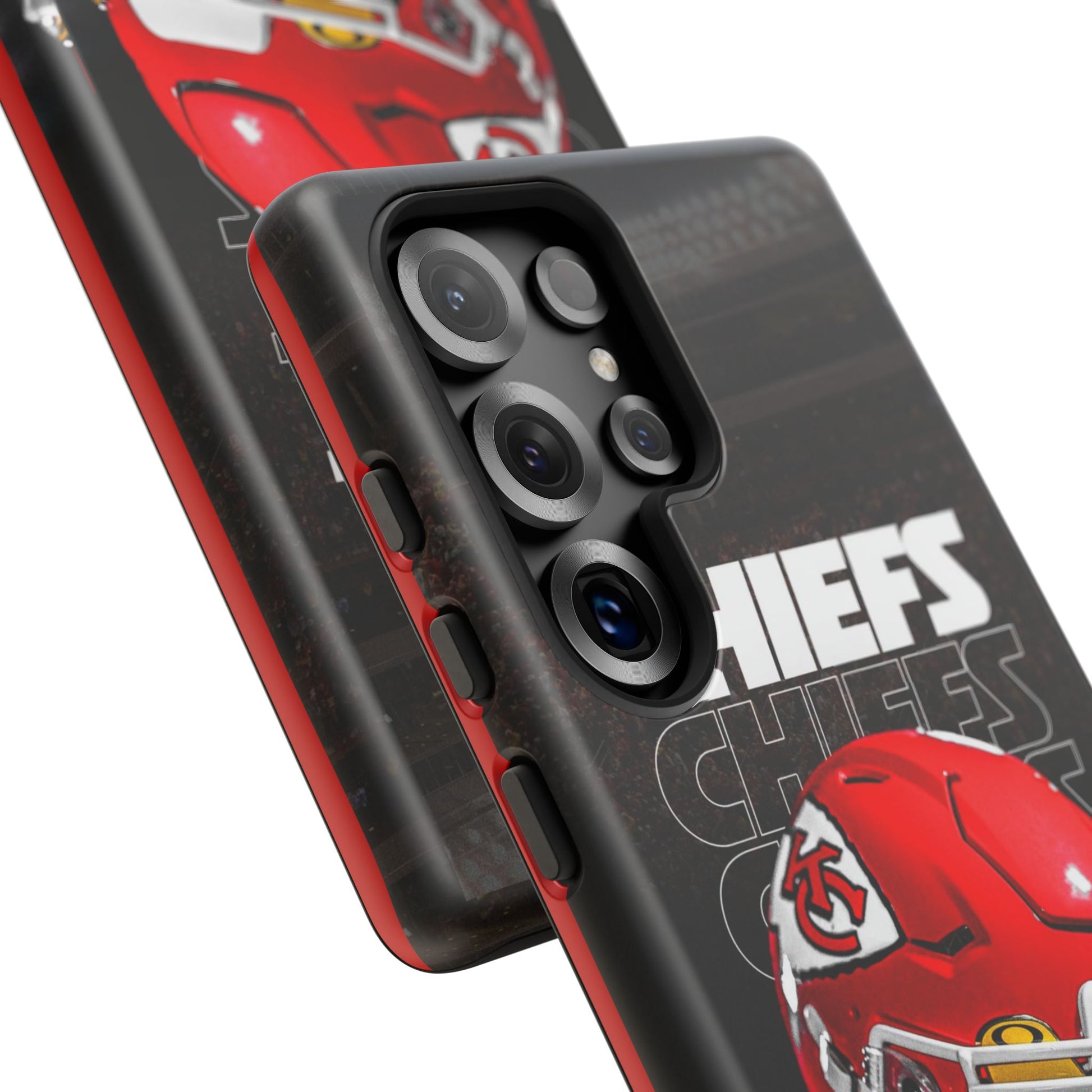 Kansas City Chiefs Football Helmet Logo Tough Cases for iPhones, Samsung, and Pixel