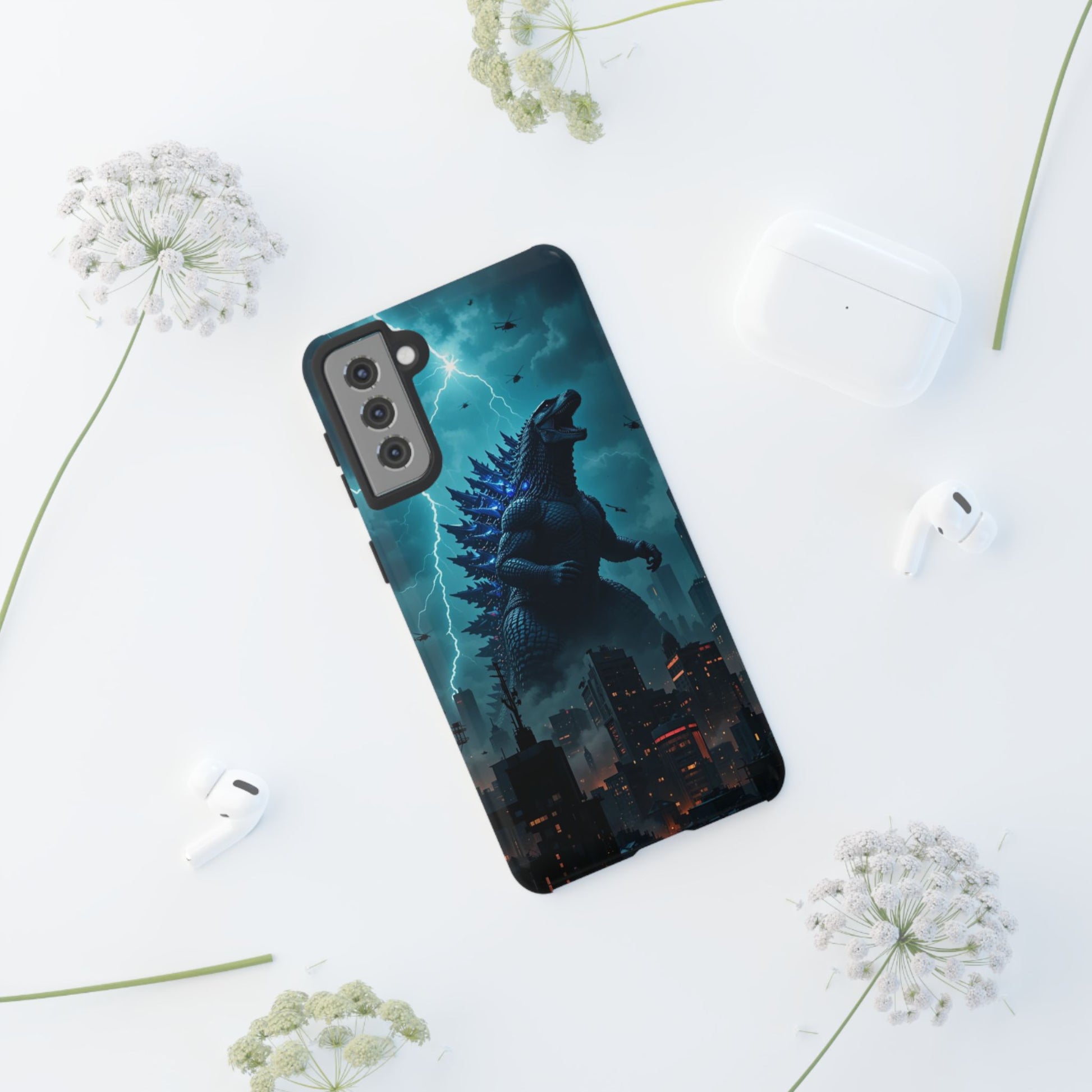 Godzilla Phone Case, Tough Cases for iPhones, Samsung, and Pixel