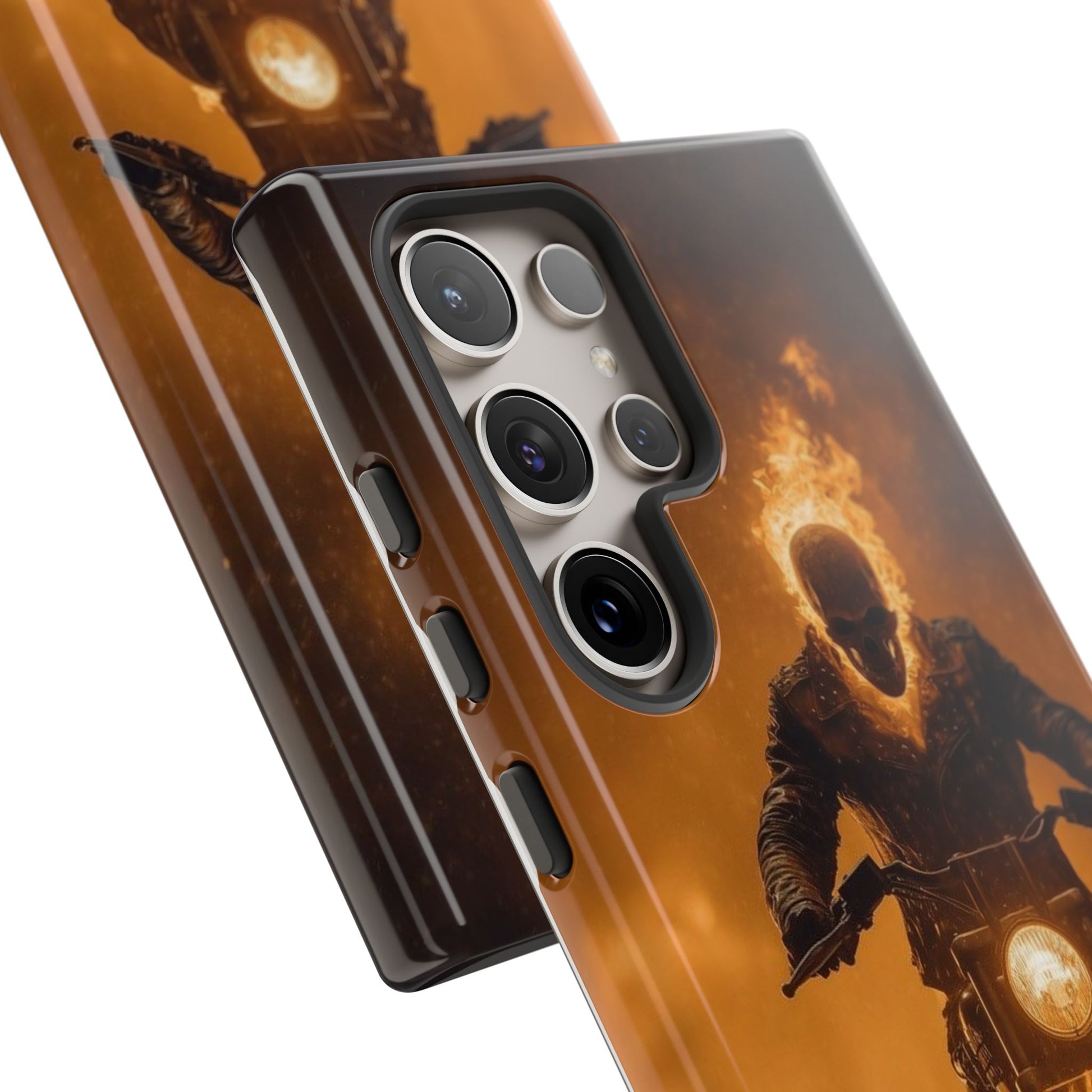 Marvel's Ghostrider Tough Cases for iPhones, Samsung, and Pixel