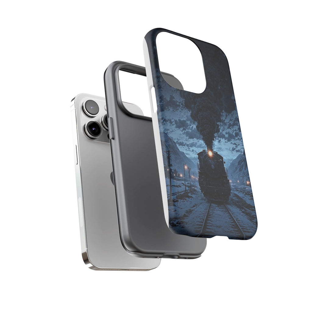 Steam Engine Train Themed Tough Cases for iPhones, Samsung, and Pixel