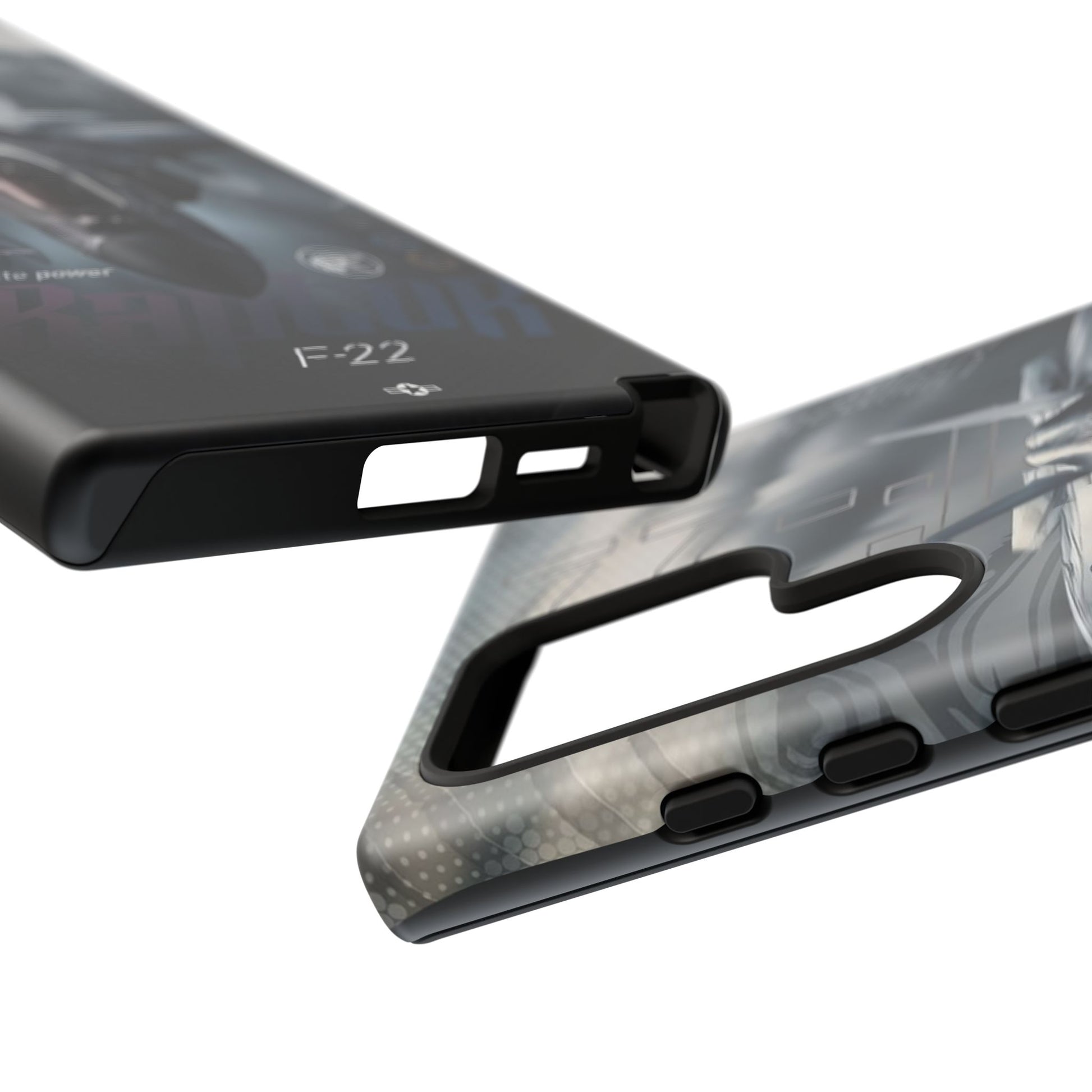 F-22 Raptor Fighter Jet Tough Cases for iPhones, Samsung, and Pixel