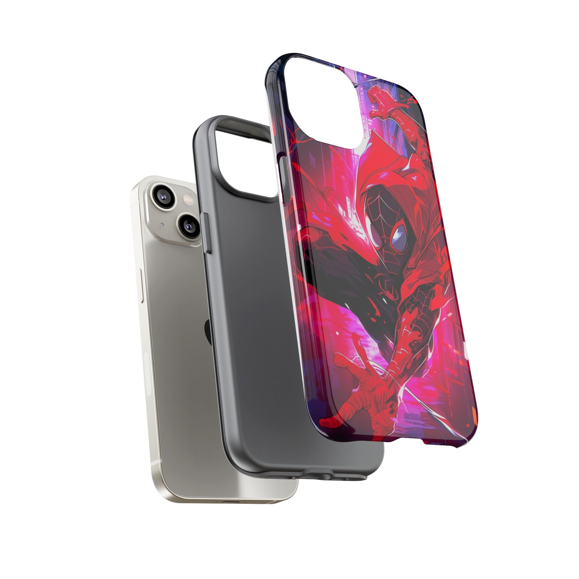 Miles Morales Spiderman Phone Case, Tough Cases for iPhones, Samsung, and Pixel