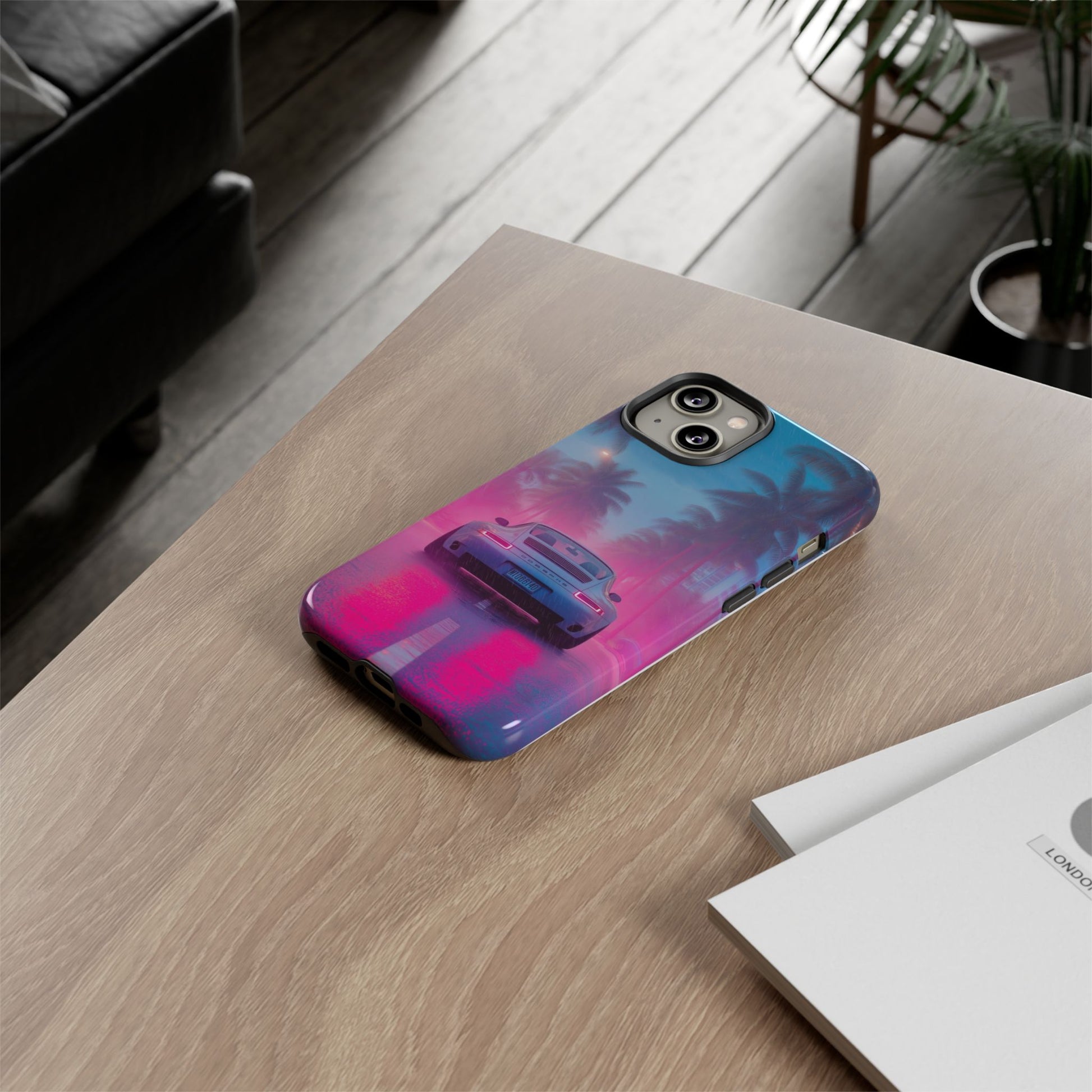 Miami Vice Porsche Phone Case for iPhone, Samsung Galaxy, & Pixel Phones