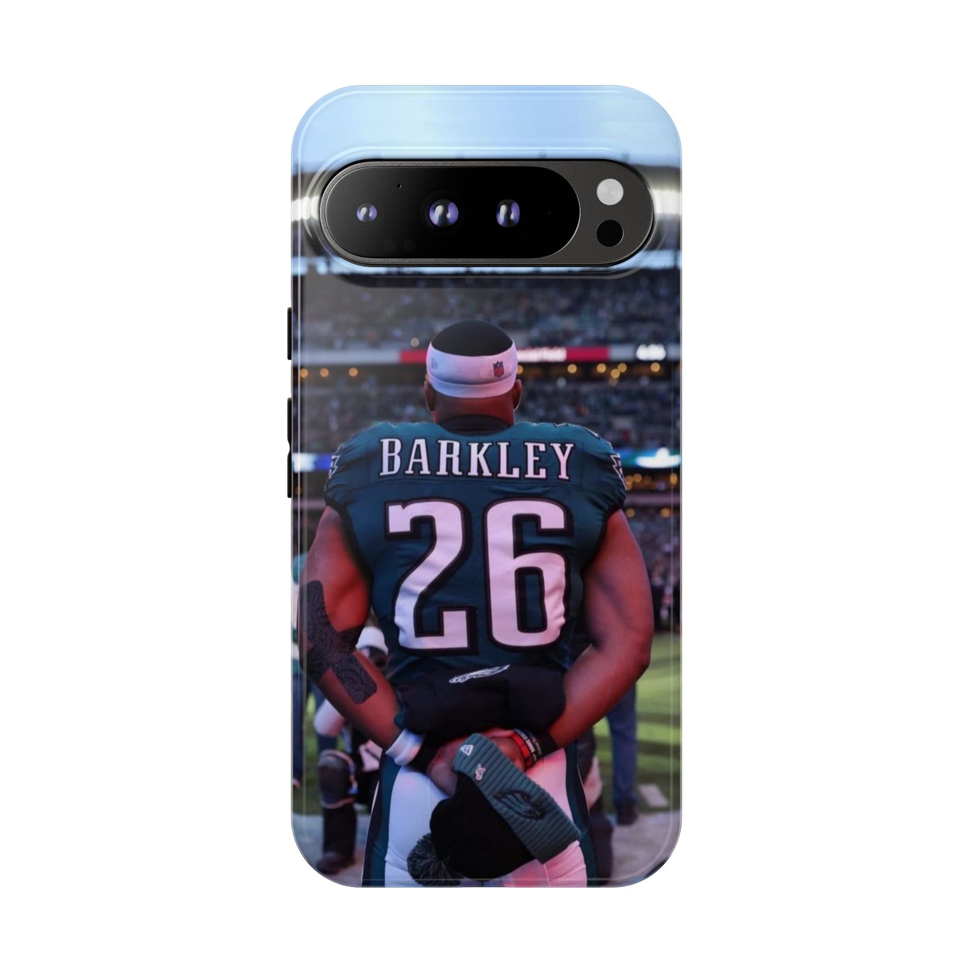 Eagles Football Saquon Barkley Tough Cases for iPhones, Samsung, and Pixel