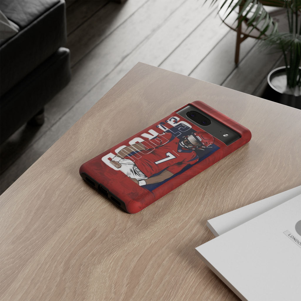 Houston Texans Football CJ Stroud Tough Cases for iPhones, Samsung, and Pixel