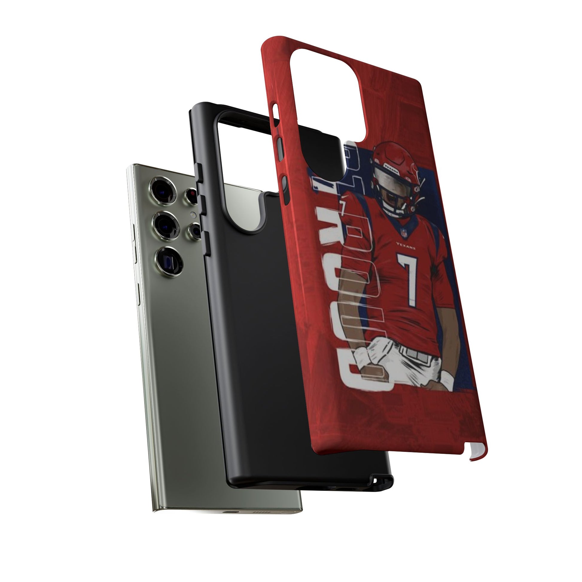 Houston Texans Football CJ Stroud Tough Cases for iPhones, Samsung, and Pixel