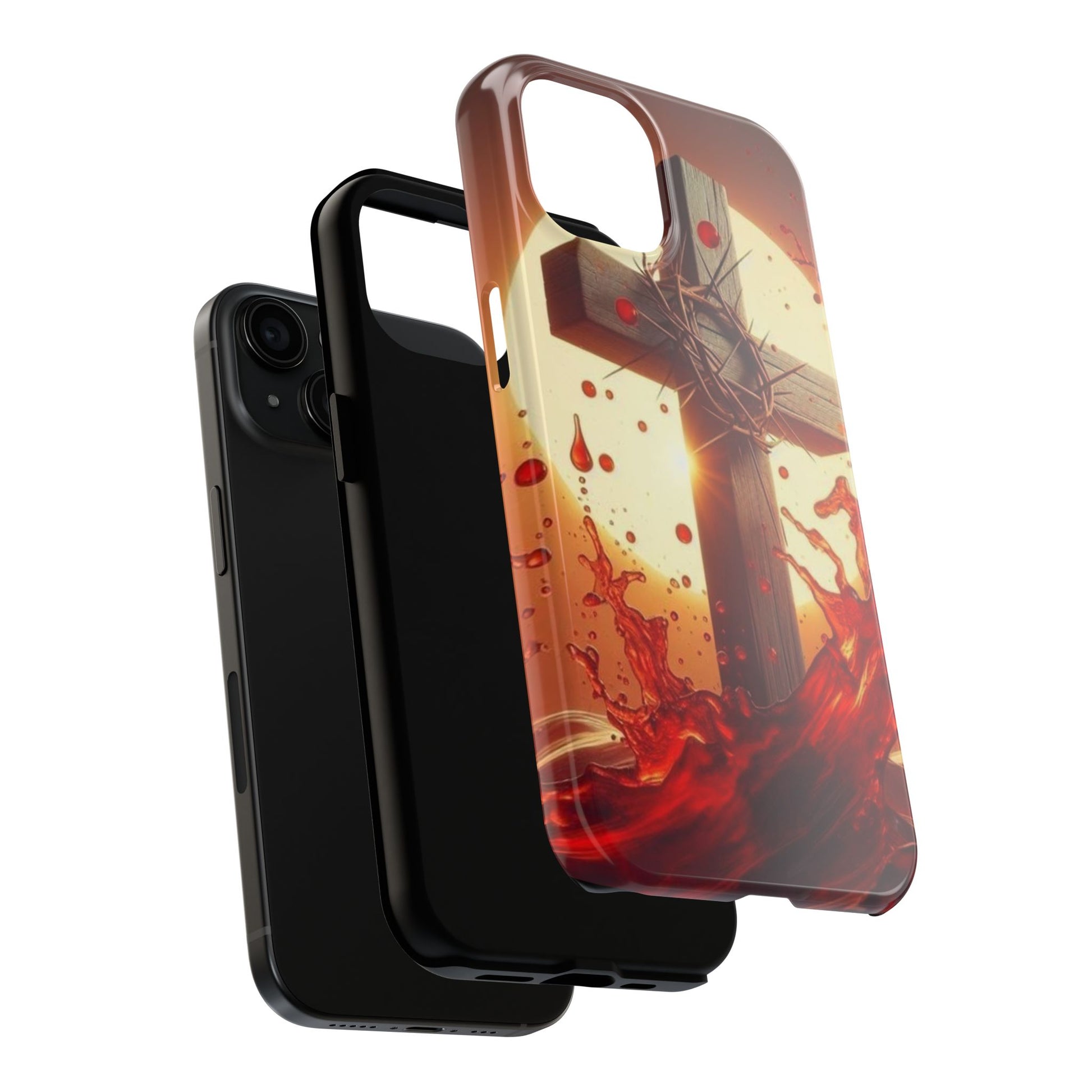 Blood of Christ Christian Theme Phone Cases for iPhones & Samsung Phones