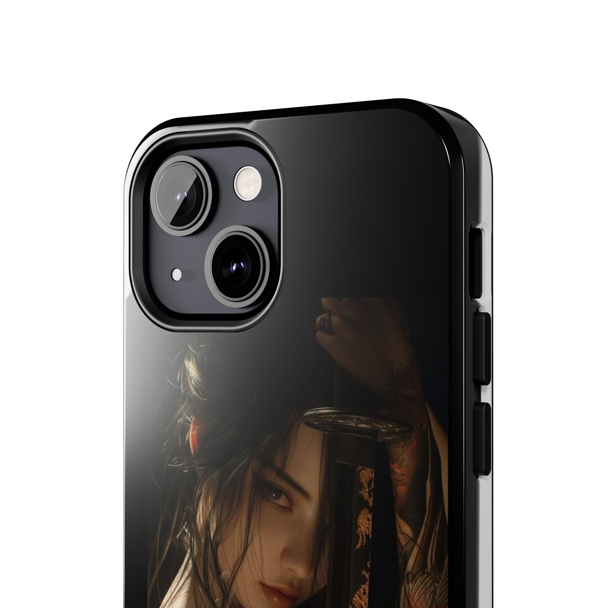 Samurai Female Warrior Design Phone Cases for iPhone & Samsung Galaxy Phones