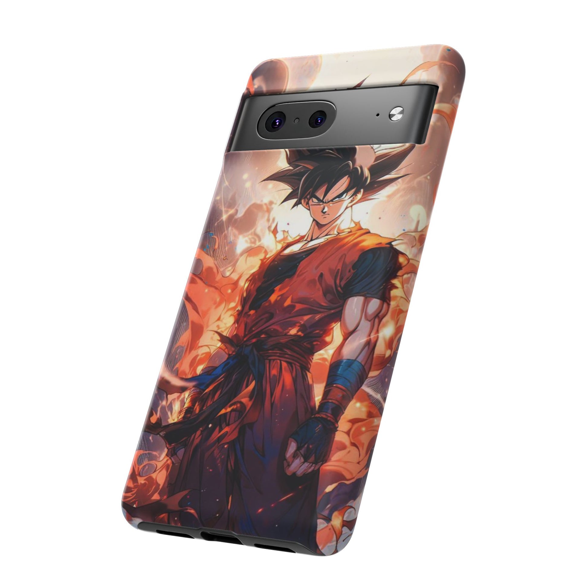 Anime Manga Dragon Ball Z Goku Tough Cases for iPhones, Samsung, and Pixel