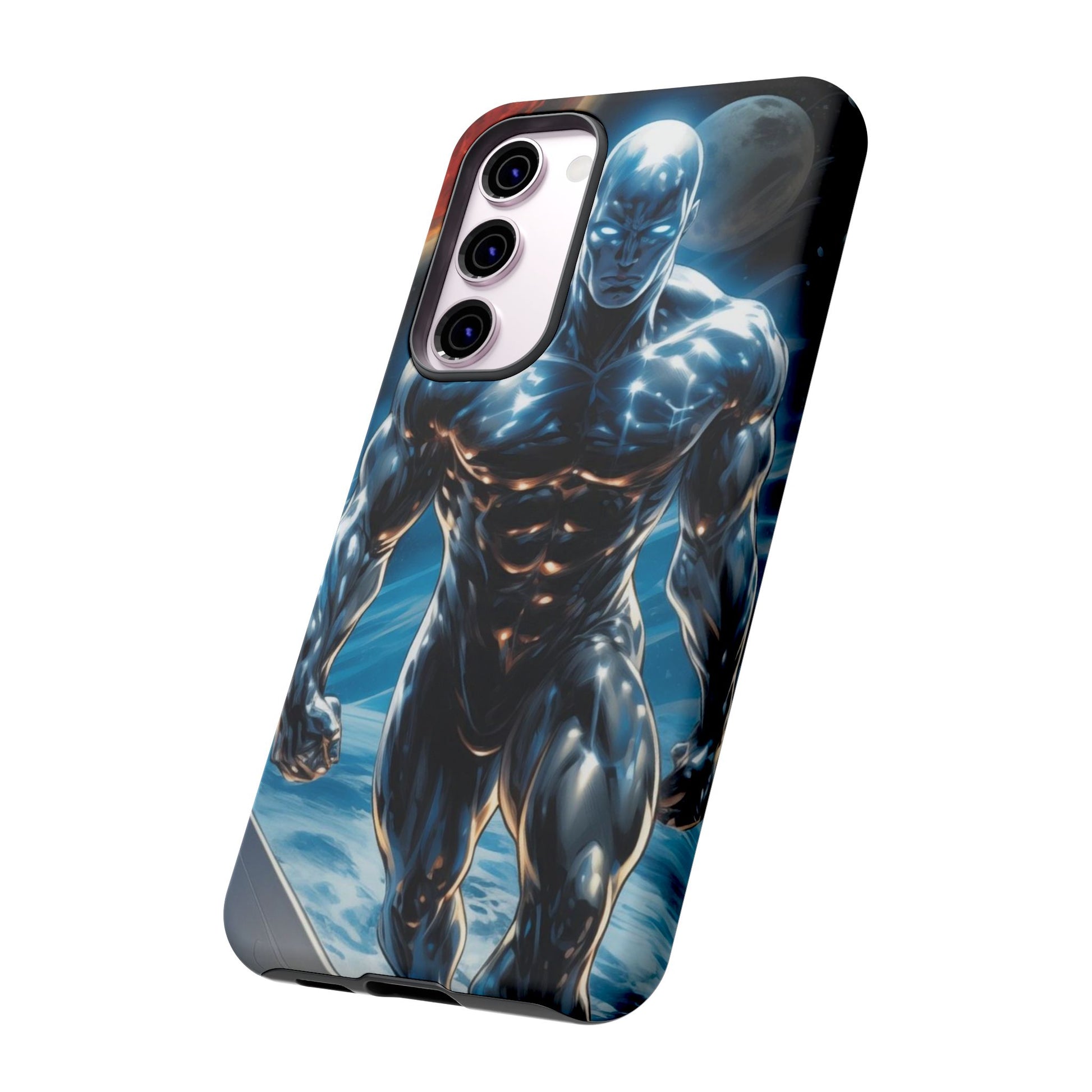 The Silver Surfer Comic Art Phone Case, Tough Cases for iPhones, Samsung, and Pixel