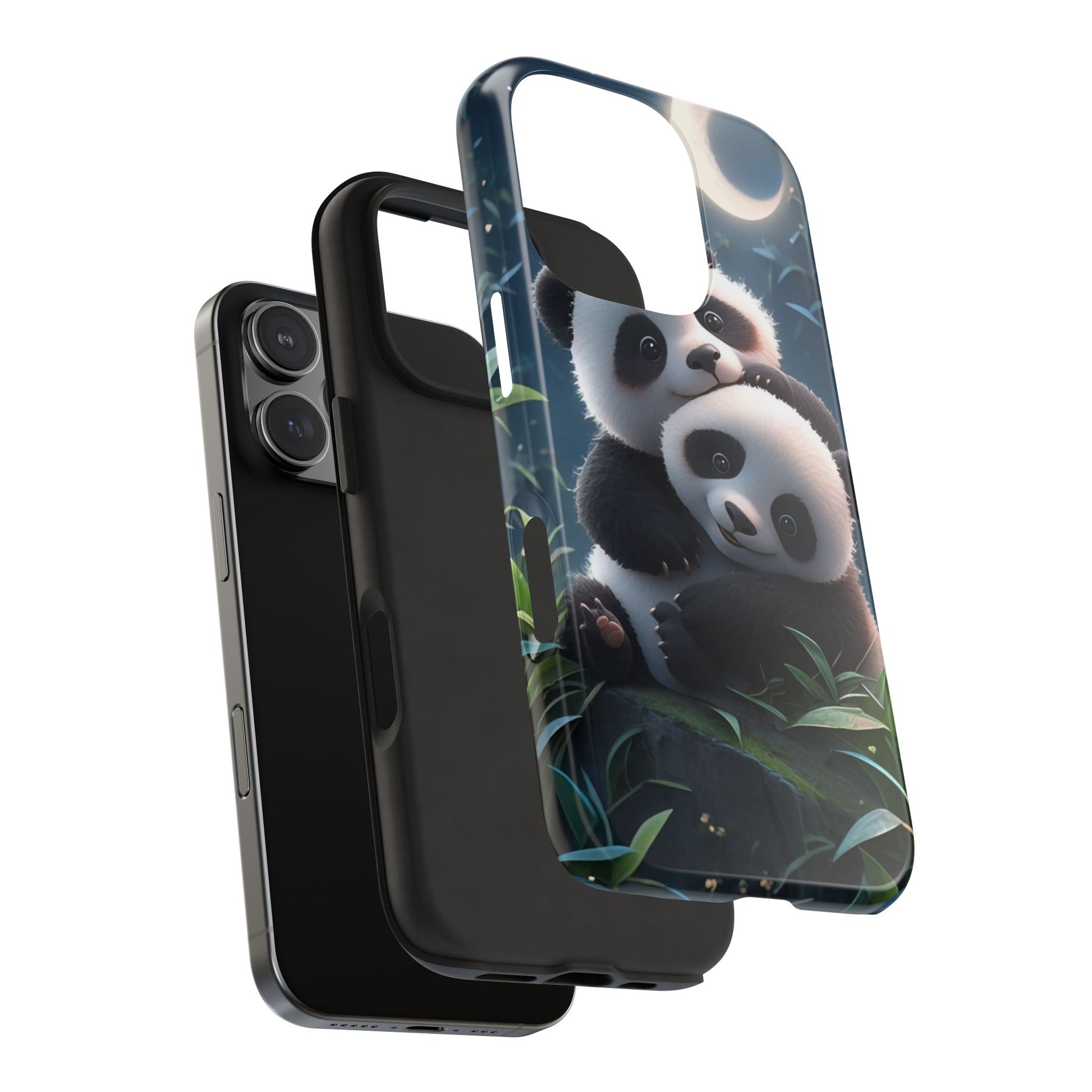 Hugging Pandas Theme Phone Cases for iPhones & Samsung Phones