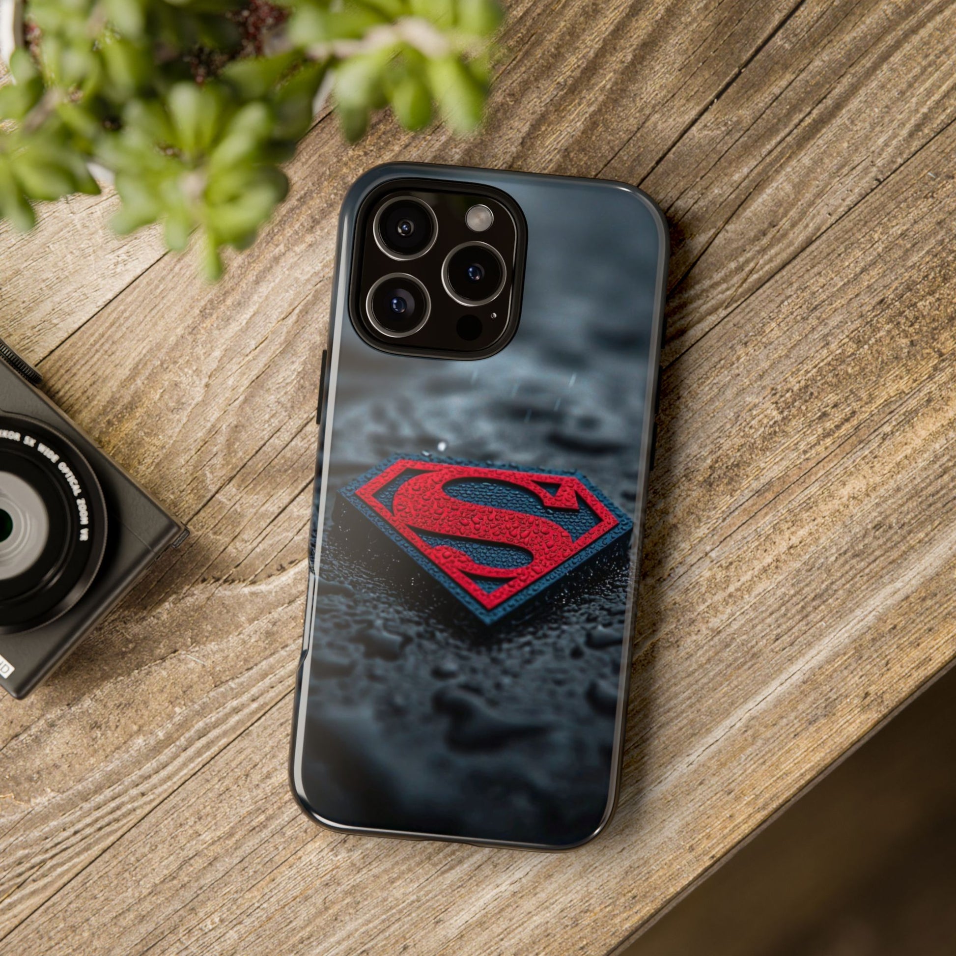Superman Logo Tough Cases for iPhones, Samsung, and Pixel