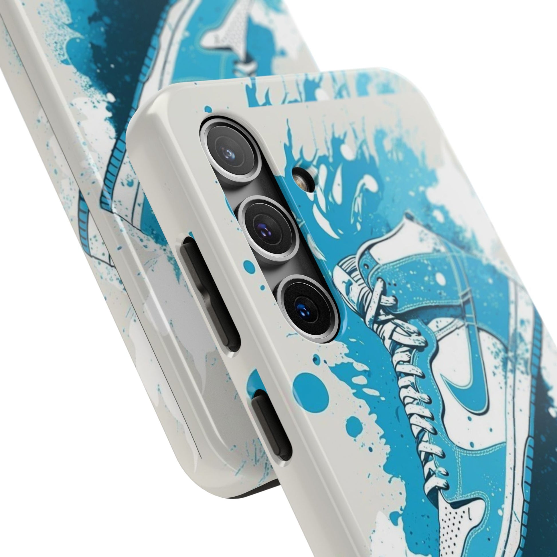 Baby Blue Jordan's Theme Phone Cases for Iphones & Samsung Phones