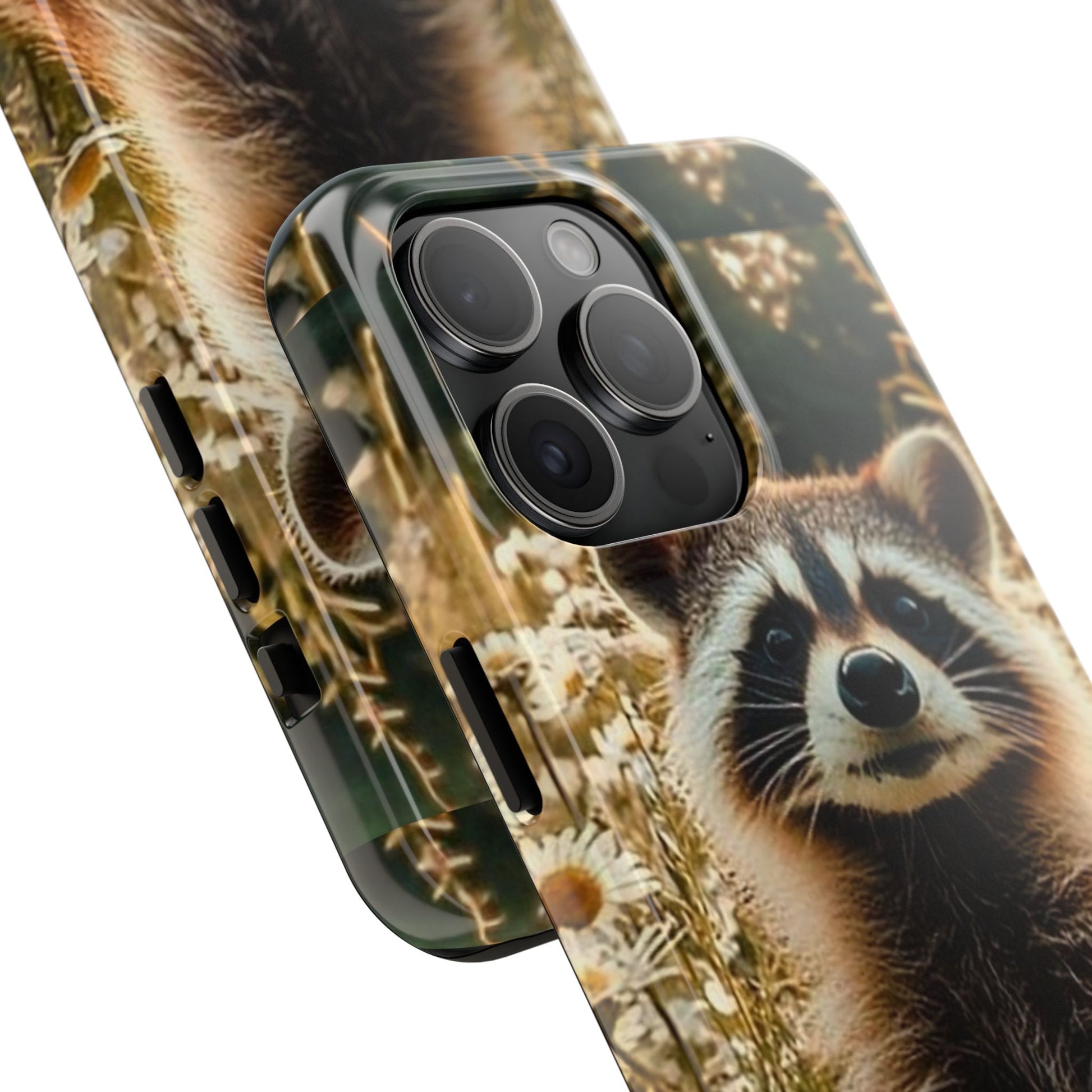 Cute Raccoon Theme Phone Cases for iPhones & Samsung Phones