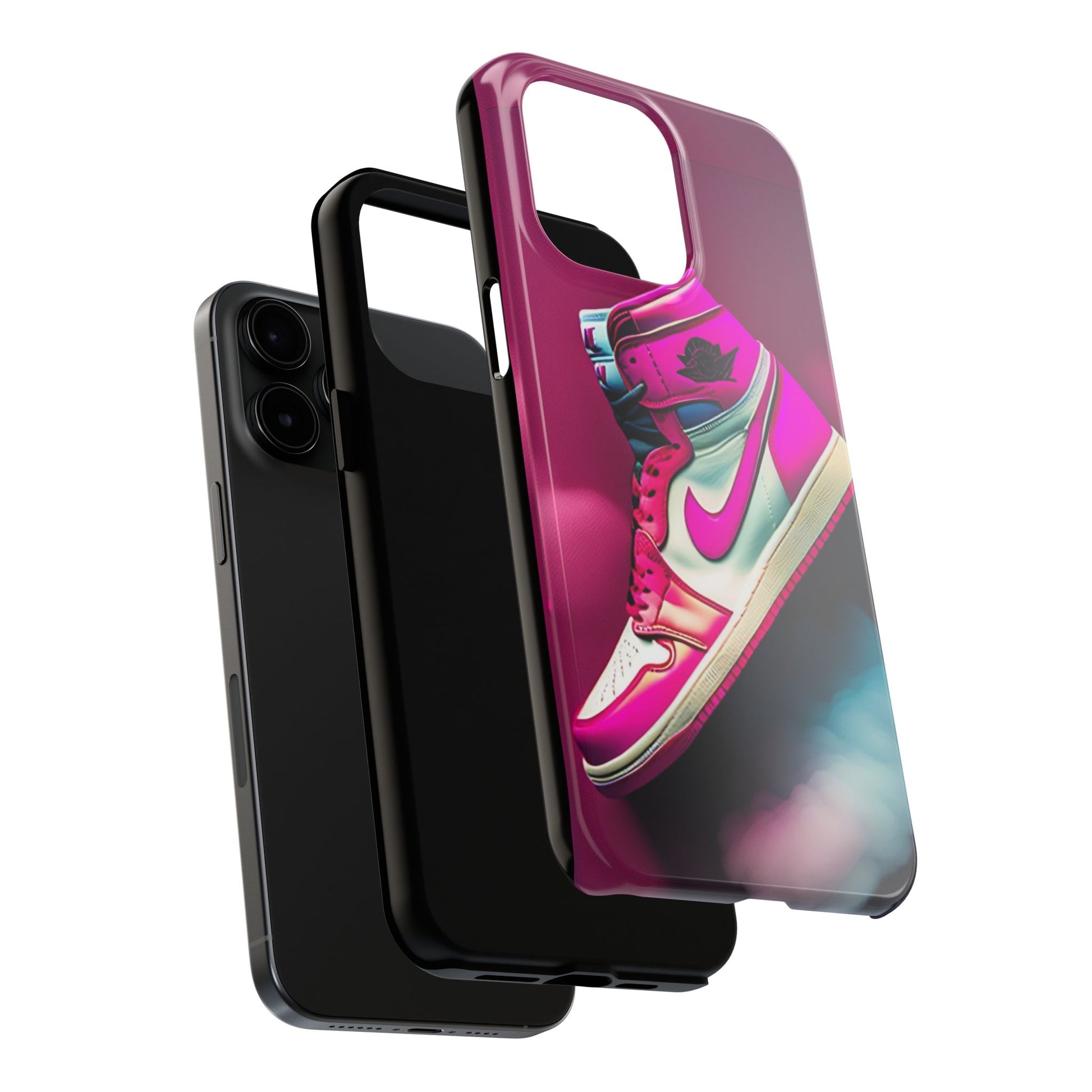 Pink Jordan Sneakers Phone Cases for iPhones & Samsung Phones