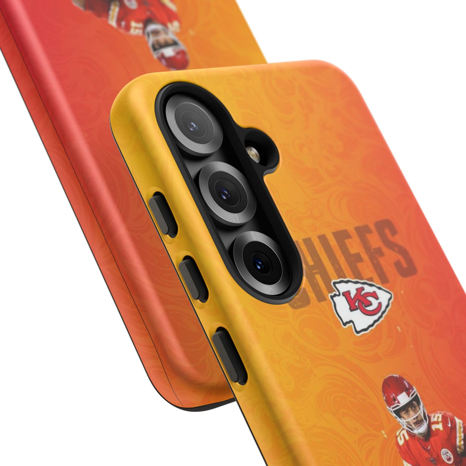 Kansas City Chiefs Patrick Mahomes Football Tough Cases for iPhones, Samsung, and Pixel