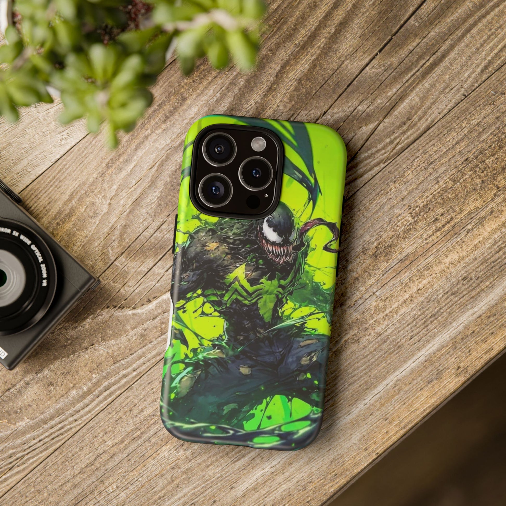 Evil Venom Phone Case, Tough Cases, Marvel Comics Phone for iPhones, Samsung, and Pixel